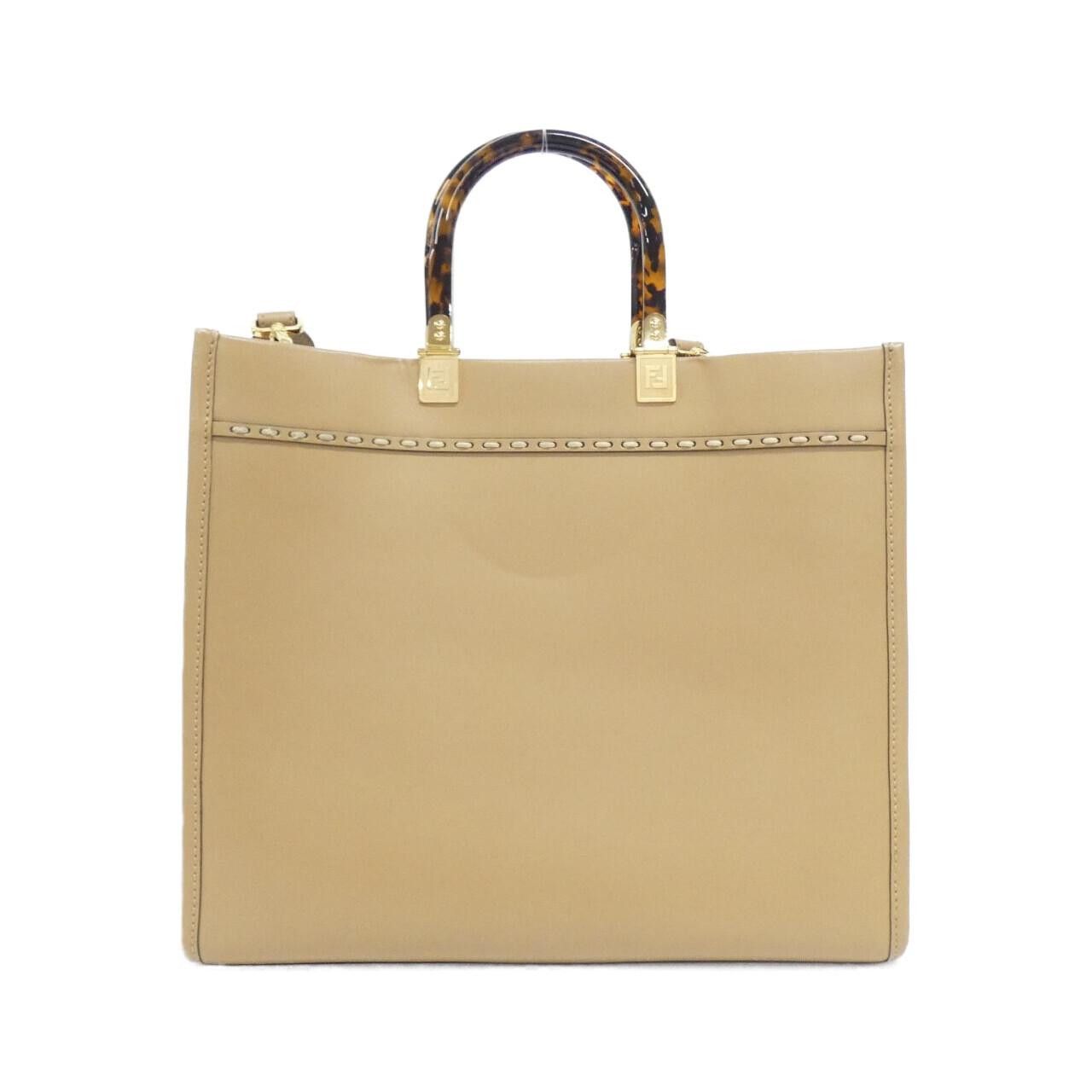Fendi Fendi Fendi Sunshine Medium Calf Snake Bag Leather Tote Bag 8BH386AHN5 DUTY FREE for USA Size ONE SIZE - 2 Thumbnail