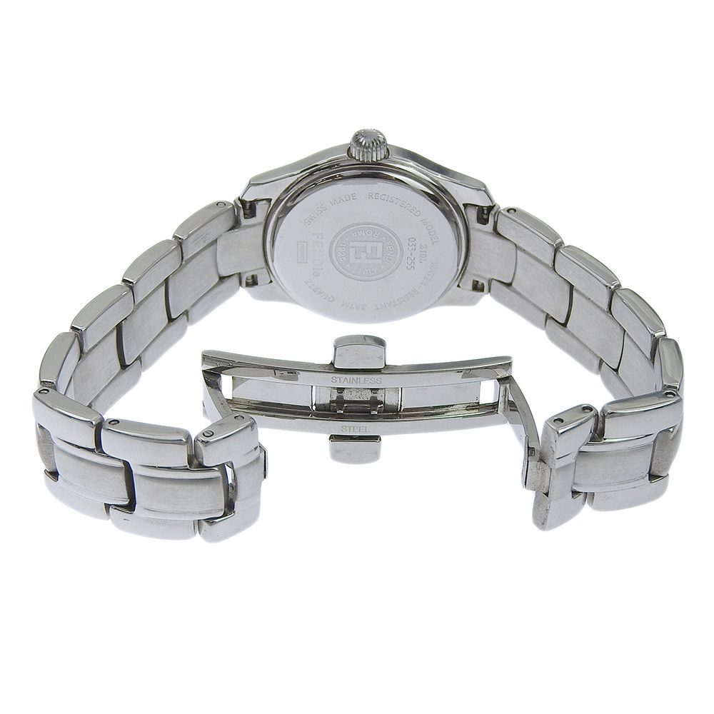 Fendi Fendi Fendi Orologi Stainless Steel Ladies Watch Metal Quartz 210L DUTY FREE for USA Size ONE SIZE - 5 Thumbnail