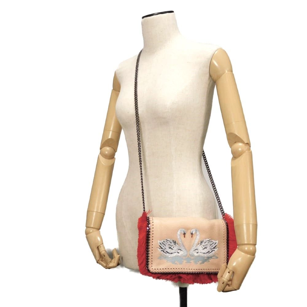 Stella McCartney Stella Mccartney Stella McCartney Falabella Shaggy Deer Shoulder Bag Textile Shoulder Bag 291622W99106802 DUTY FREE for USA Size ONE SIZE - 2 Thumbnail