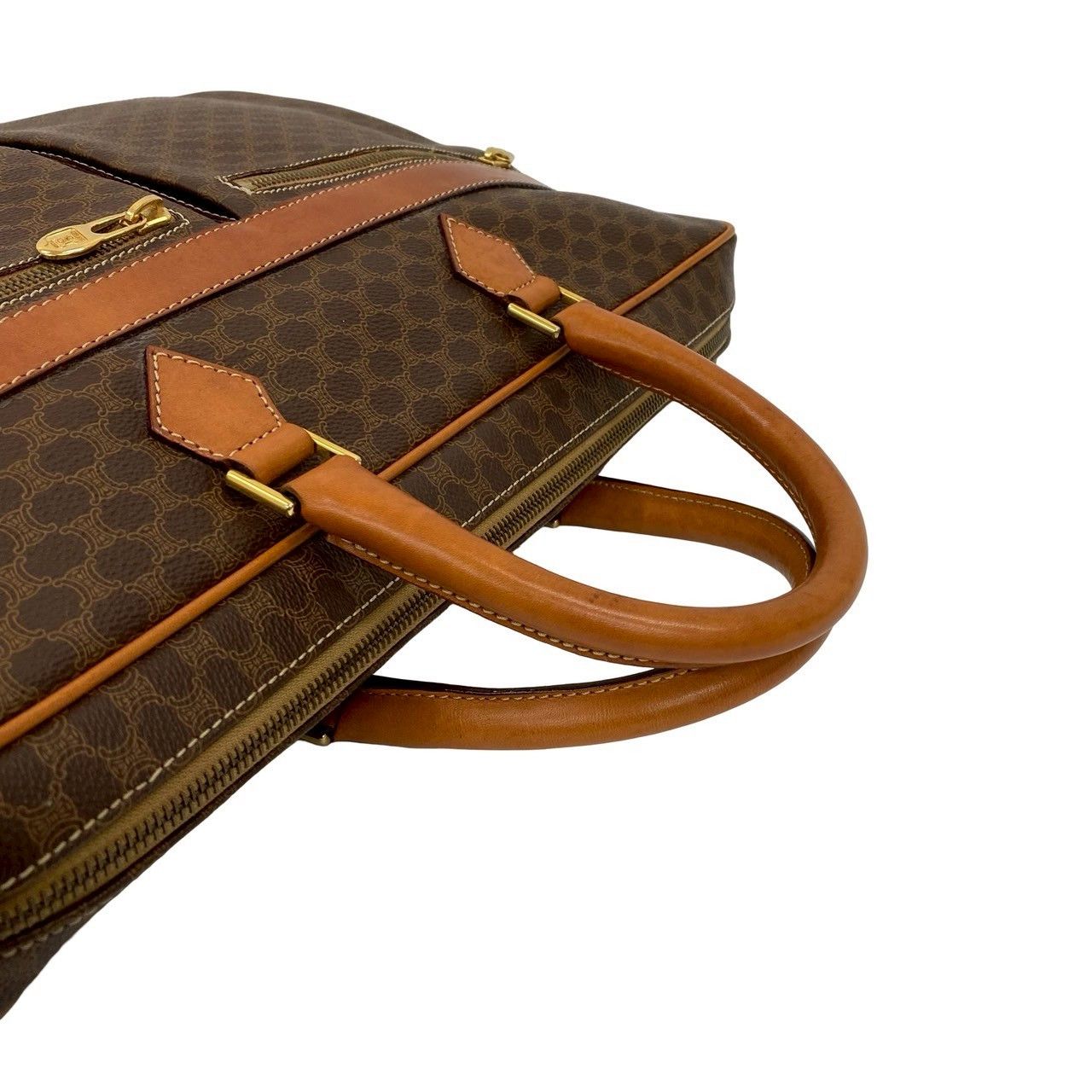 Celine Celine CELINE Macadam Leather Briefcase Leather Business Bag DUTY FREE for USA Size ONE SIZE - 5 Thumbnail