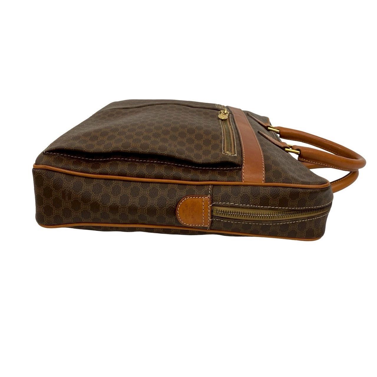 Celine Celine CELINE Macadam Leather Briefcase Leather Business Bag DUTY FREE for USA Size ONE SIZE - 7 Thumbnail