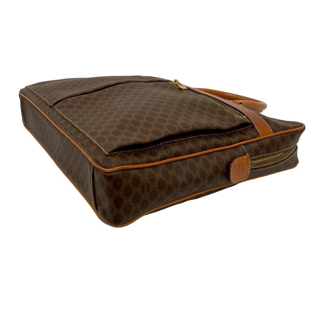 Celine Celine CELINE Macadam Leather Briefcase Leather Business Bag DUTY FREE for USA Size ONE SIZE - 9 Thumbnail