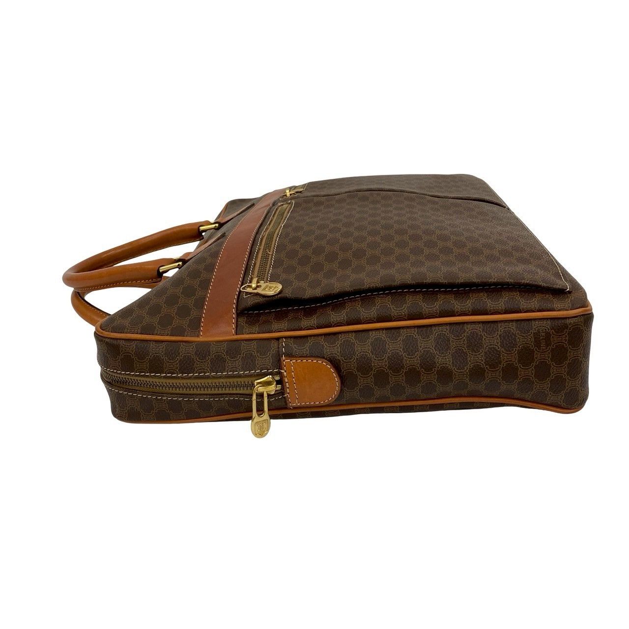 Celine Celine CELINE Macadam Leather Briefcase Leather Business Bag DUTY FREE for USA Size ONE SIZE - 6 Thumbnail