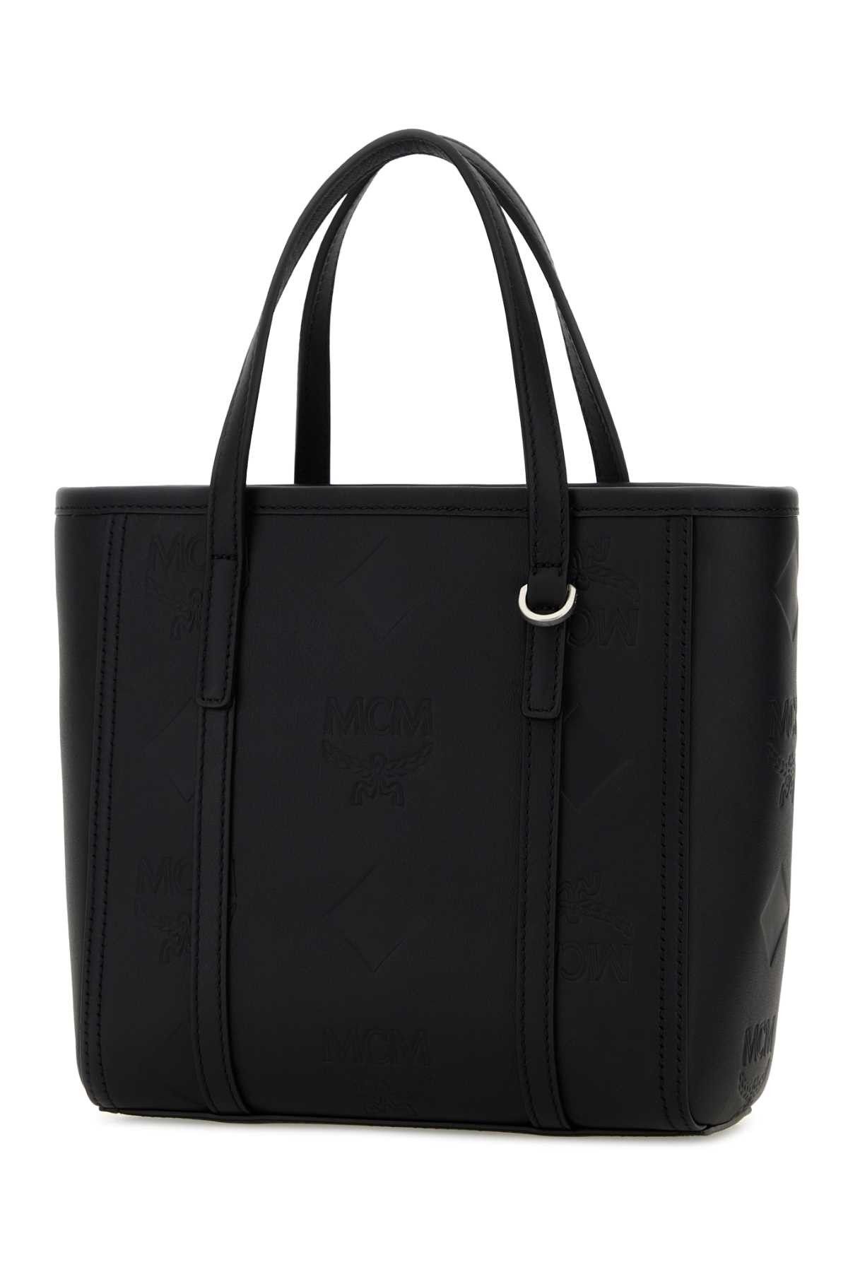 MCM Black Leather Mini Toni Handbag Size ONE SIZE - 2 Thumbnail