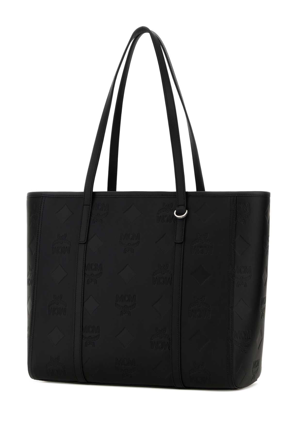 MCM Black Synthetic Leather Toni Shopping Bag Size ONE SIZE - 2 Thumbnail