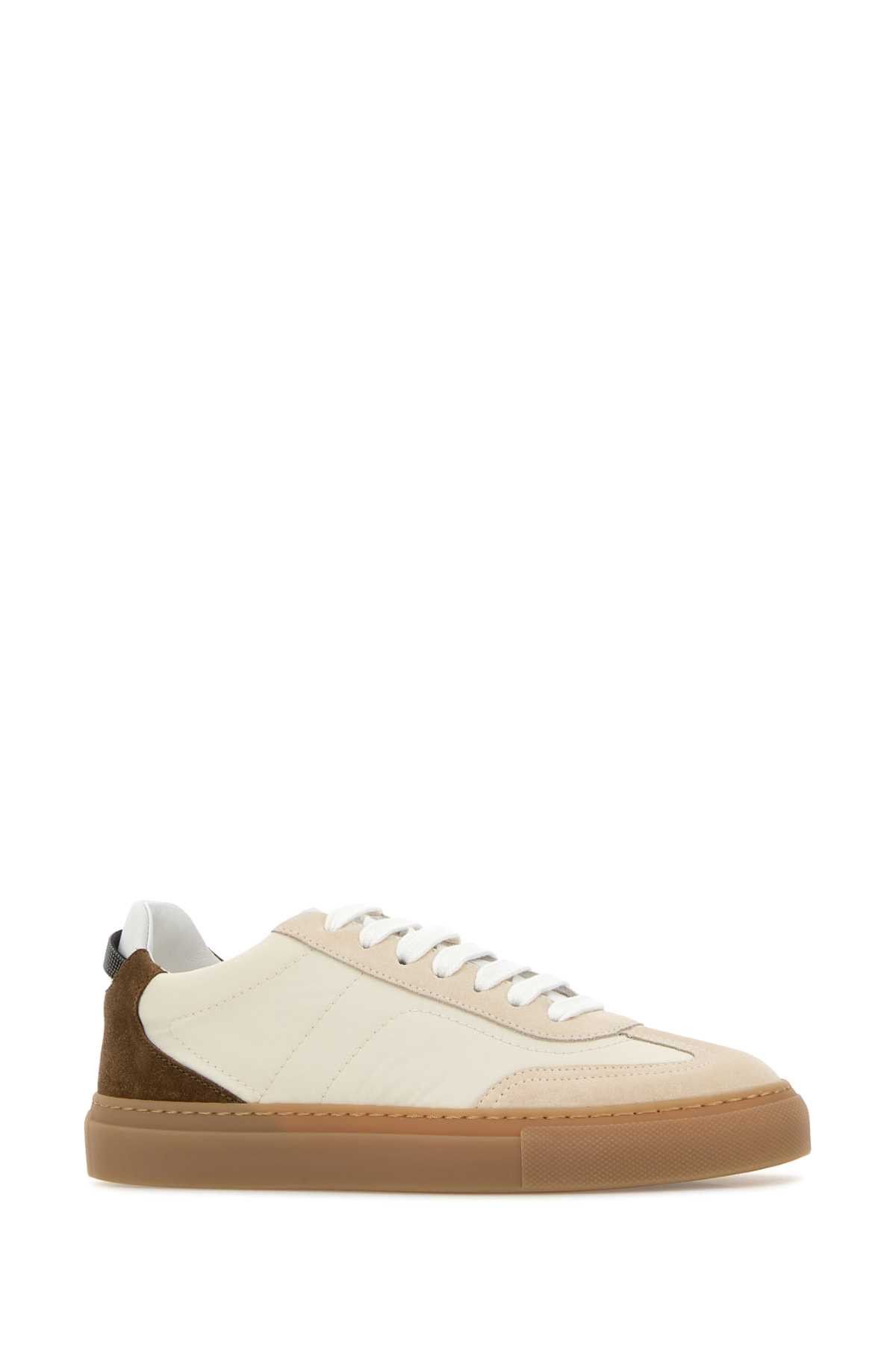Brunello Cucinelli Multicolor Fabric And Suede Sneakers Size US 6 / IT 36 - 2 Thumbnail