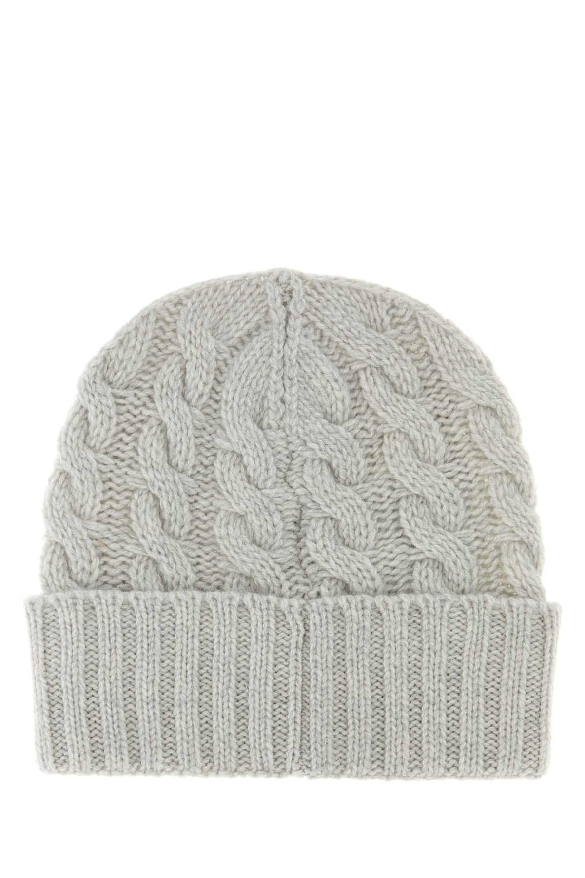Fay Grey Wool Beanie Hat Size ONE SIZE - 2 Thumbnail