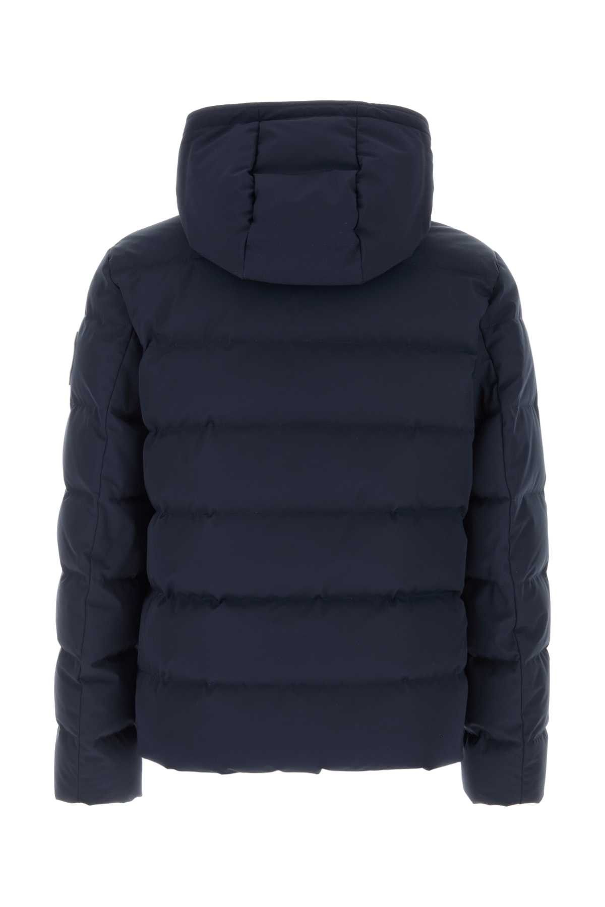 Fay Navy Blue Stretch Nylon Blend Down Jacket Size US M / EU 48-50 / 2 - 2 Thumbnail