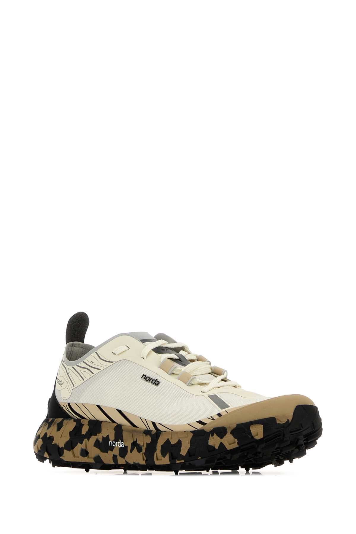 norda Ivory Canvas Sneakers Size US 12.5 / EU 45-46 - 2 Thumbnail