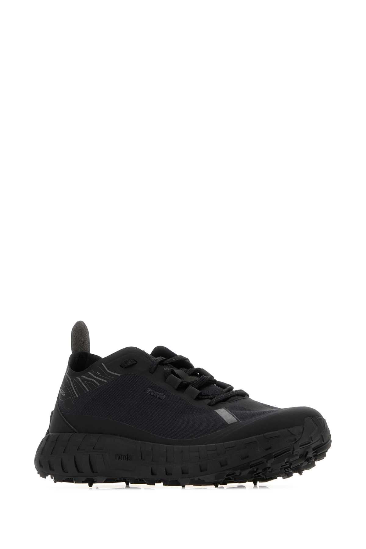norda Black Canvas Sneakers Size US 11 / EU 44 - 2 Thumbnail