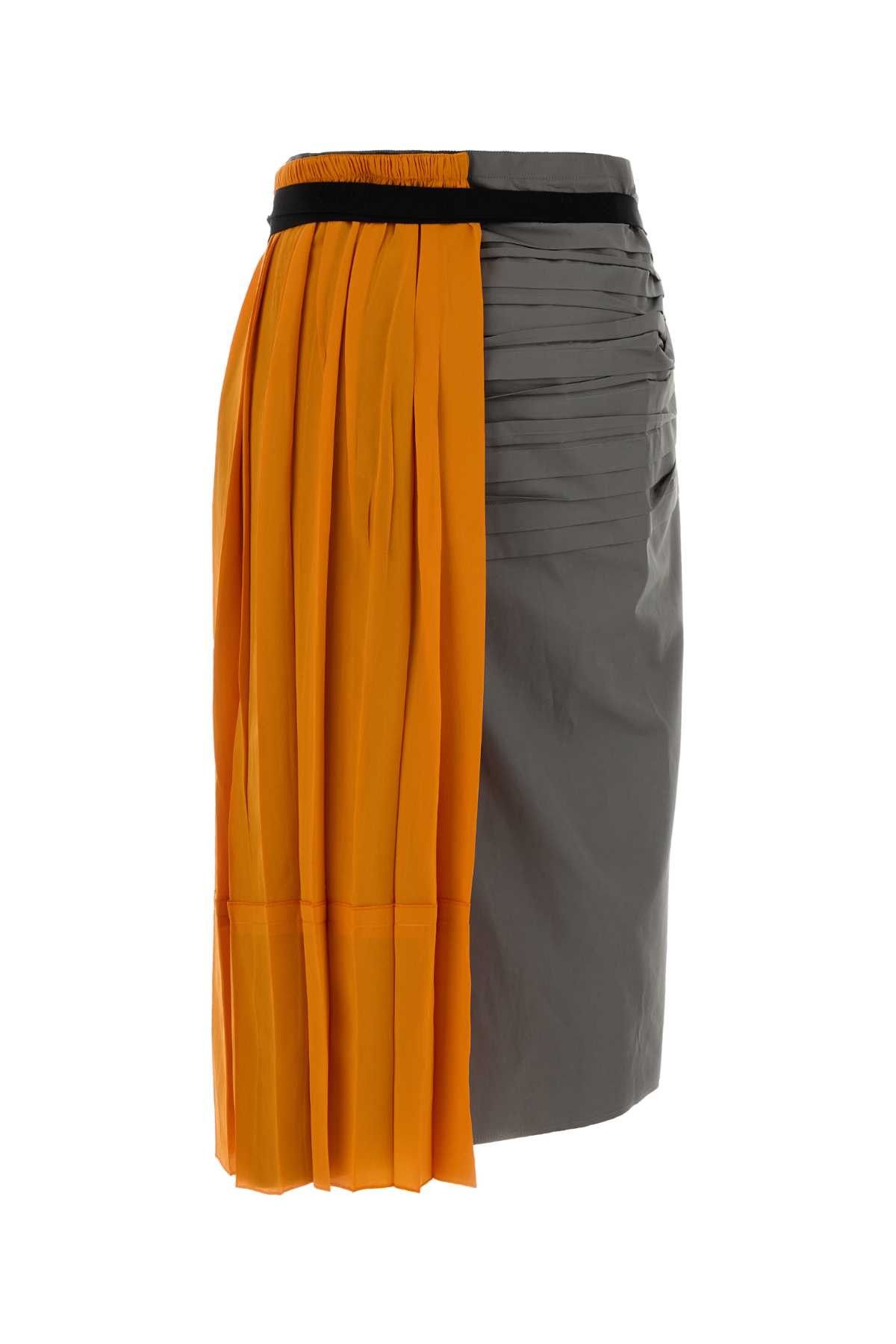 Prada Multicolor Taffeta Skirt Size 26" / US 2 / IT 38 - 2 Thumbnail