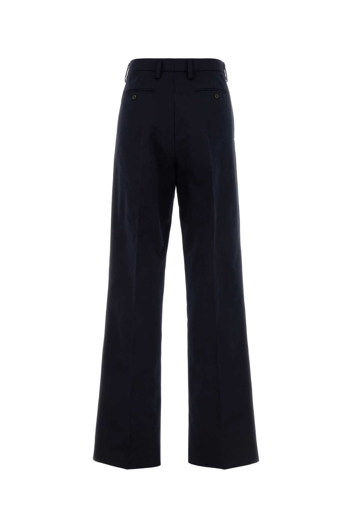 Prada Navy Cotton Pant Size 28" / US 6 / IT 42 - 2 Thumbnail