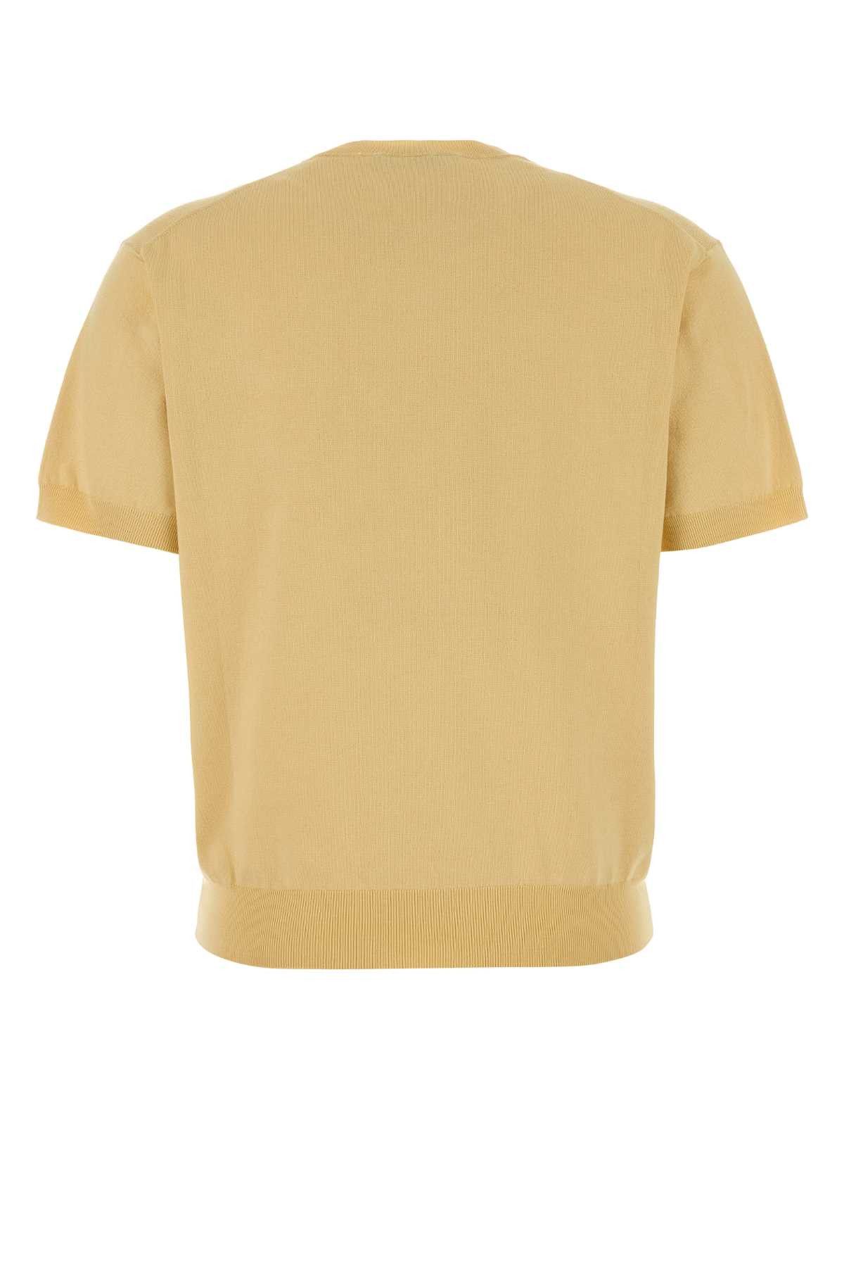 Prada Yellow Knit T-Shirt Size M / US 6-8 / IT 42-44 - 2 Thumbnail