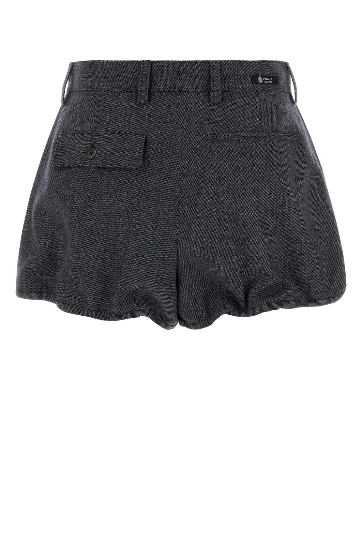 Prada Charcoal Grisaille Shorts Size 27" / US 4 / IT 40 - 2 Thumbnail