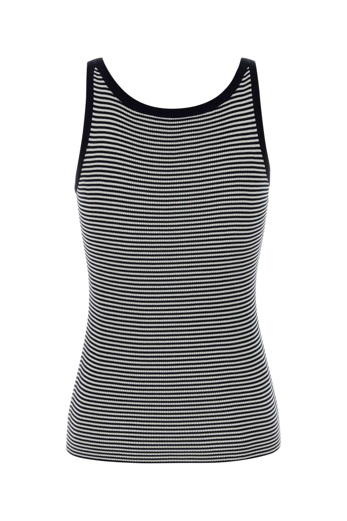Prada Embroidered Silk Tank Top Size M / US 6-8 / IT 42-44 - 2 Thumbnail