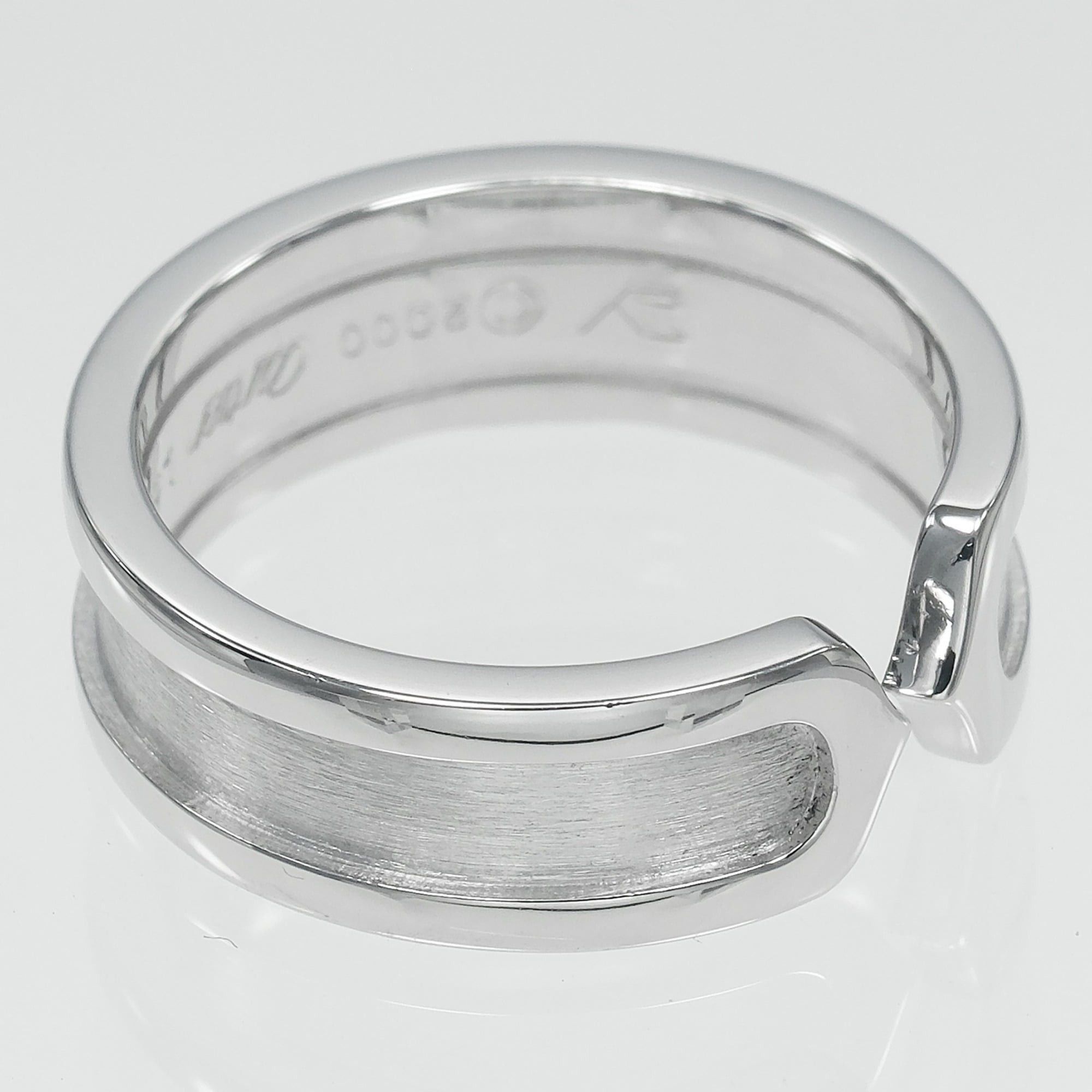 Cartier Cartier Ring 2C, Size 13, 18K White Gold, Approx. 7.7g Size ONE SIZE - 6 Thumbnail