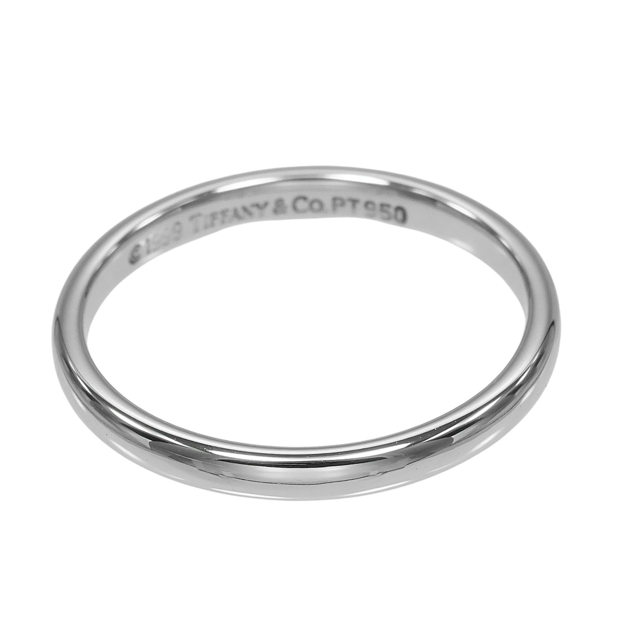 Tiffany & Co. Tiffany & Co. Forever Classic Band Ring, Size 8.5, Platinum 950, Approx. 2.44g. Size ONE SIZE - 7 Thumbnail