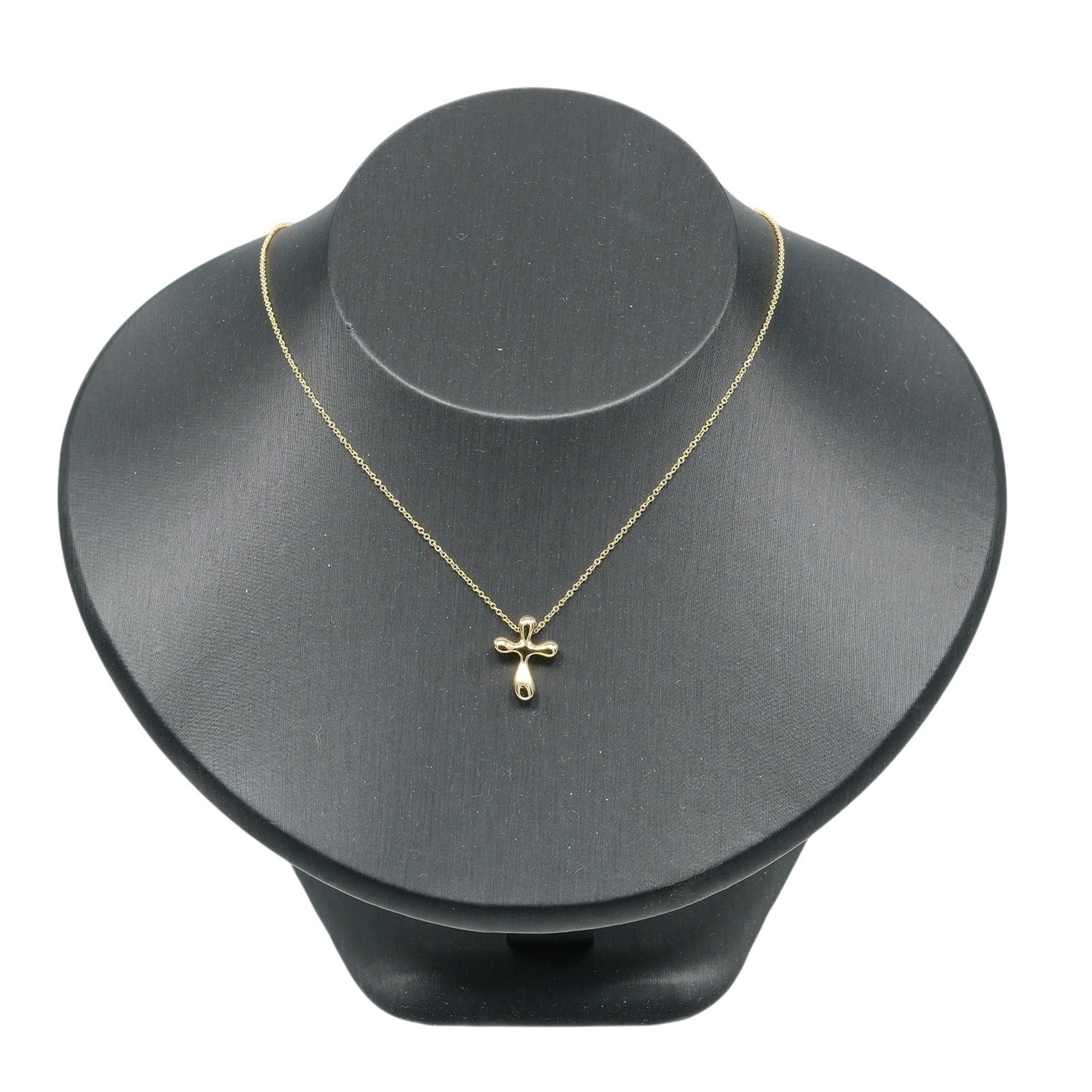 Tiffany & Co. Tiffany & Co. Small Cross Necklace, 18K Yellow Gold, Approx. 4g. Size ONE SIZE - 2 Thumbnail