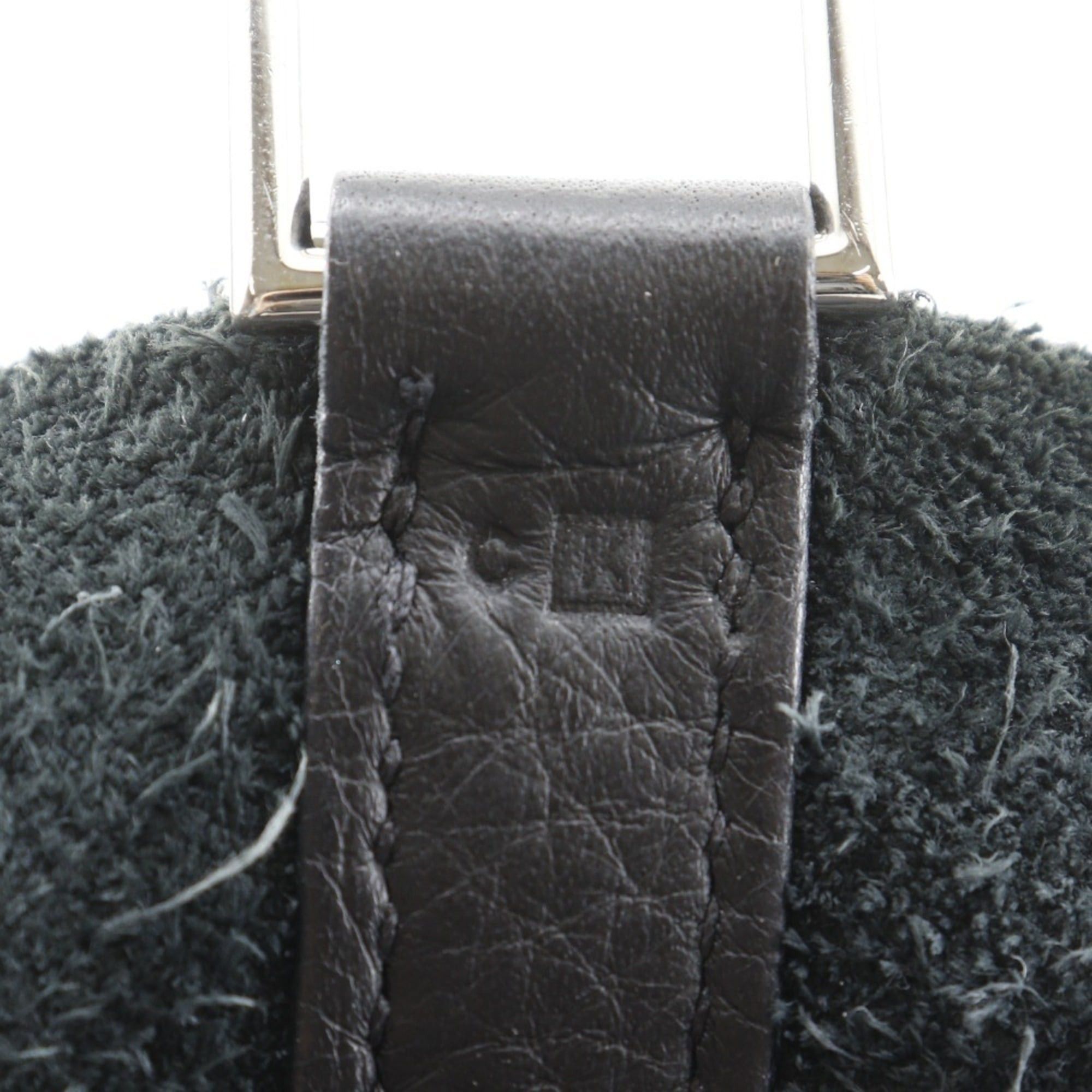 Hermes Hermes Picotin PM handbag, Taurillon Clemence leather, 2007 model, black/silver hardware, □K belt buckle, women's. Size ONE SIZE - 9 Thumbnail
