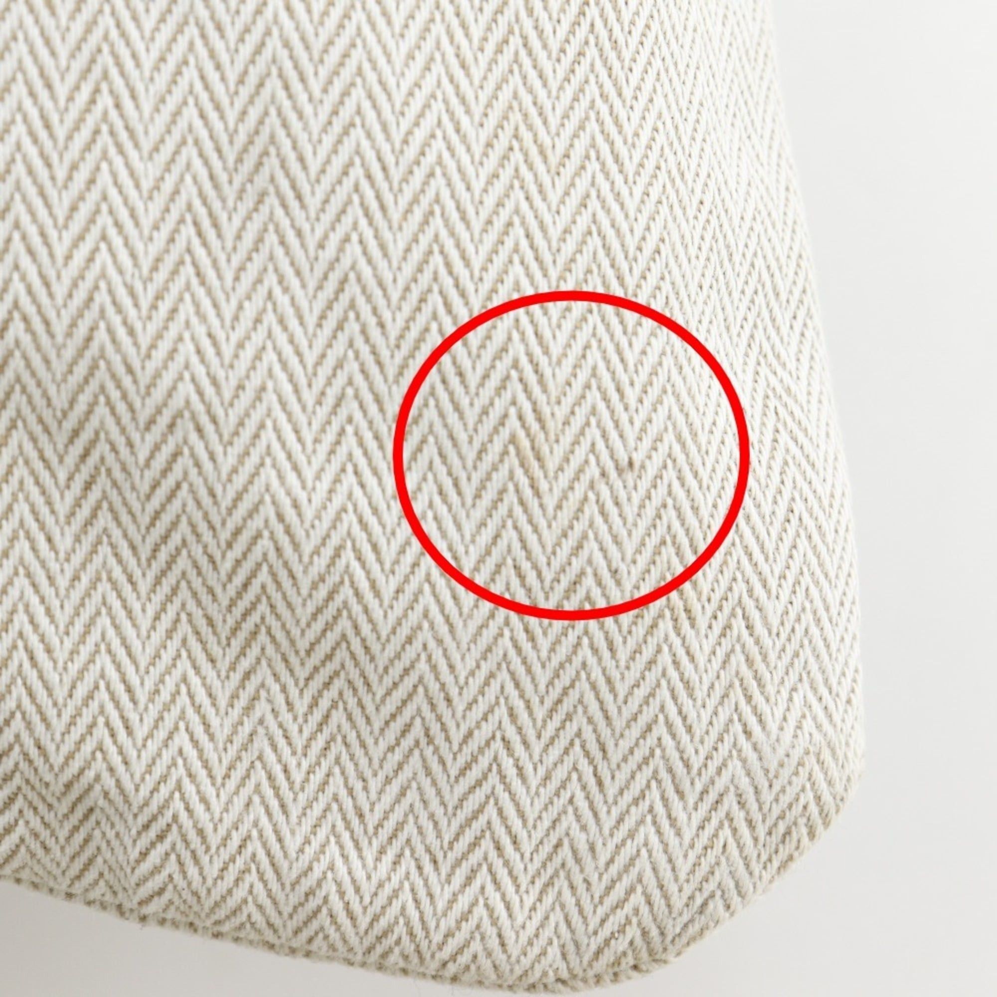 Hermes Hermes Alain GM Shoulder Bag, Toile Chevron, Beige, Open, Unisex Size ONE SIZE - 6 Thumbnail