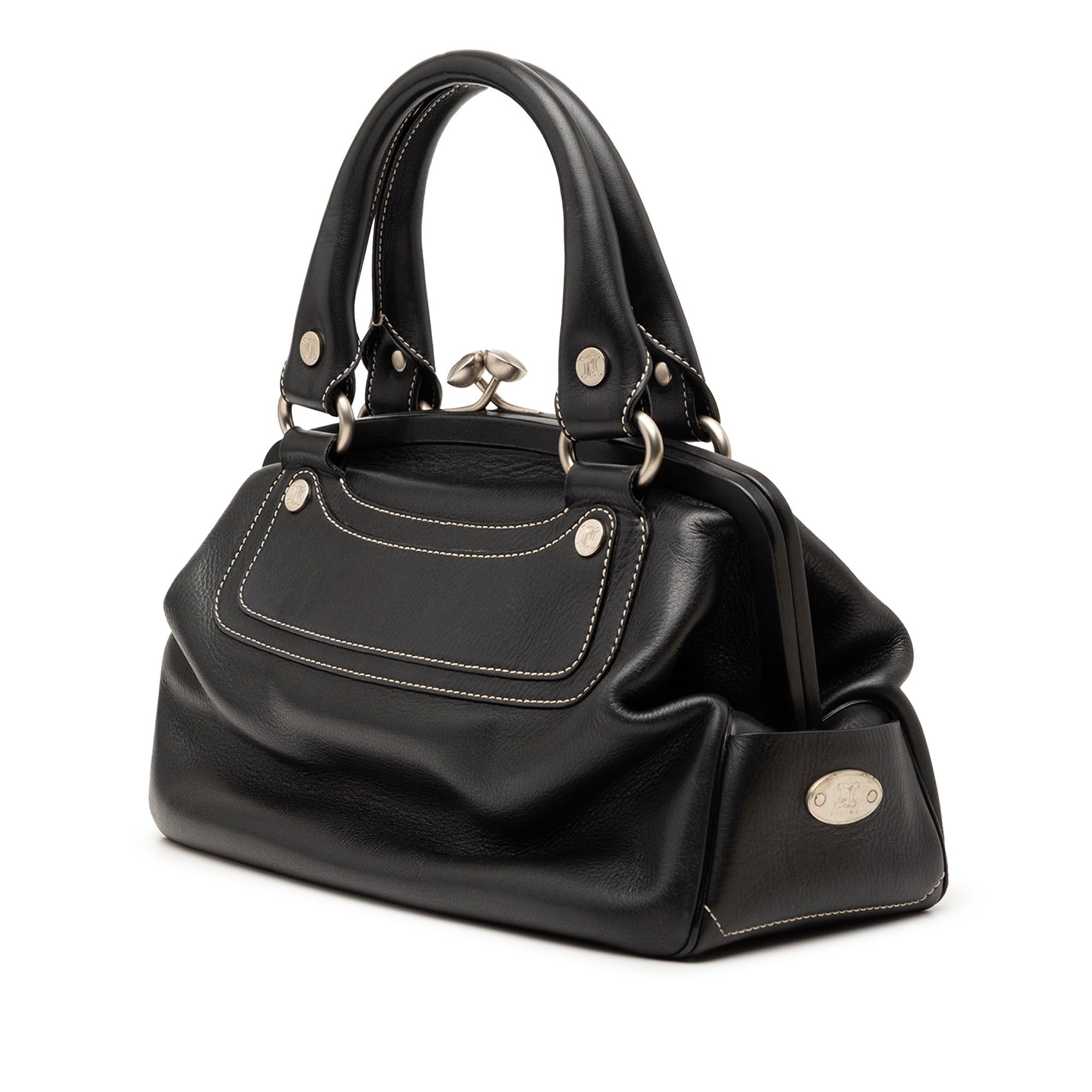 Celine Leather Boogie Clasp Handbag Size ONE SIZE - 2 Thumbnail