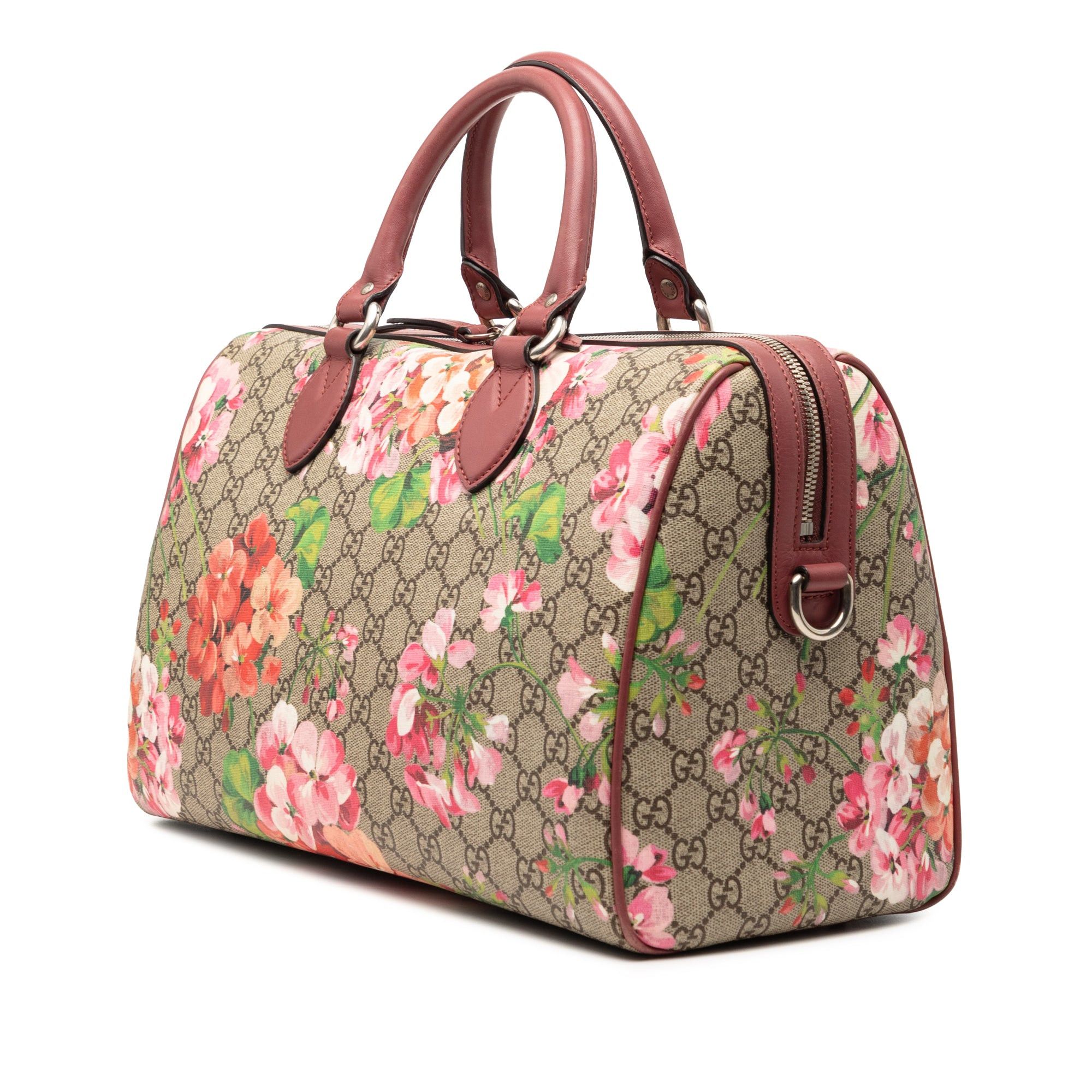 Gucci Medium GG Supreme Blooms Satchel Size ONE SIZE - 2 Thumbnail