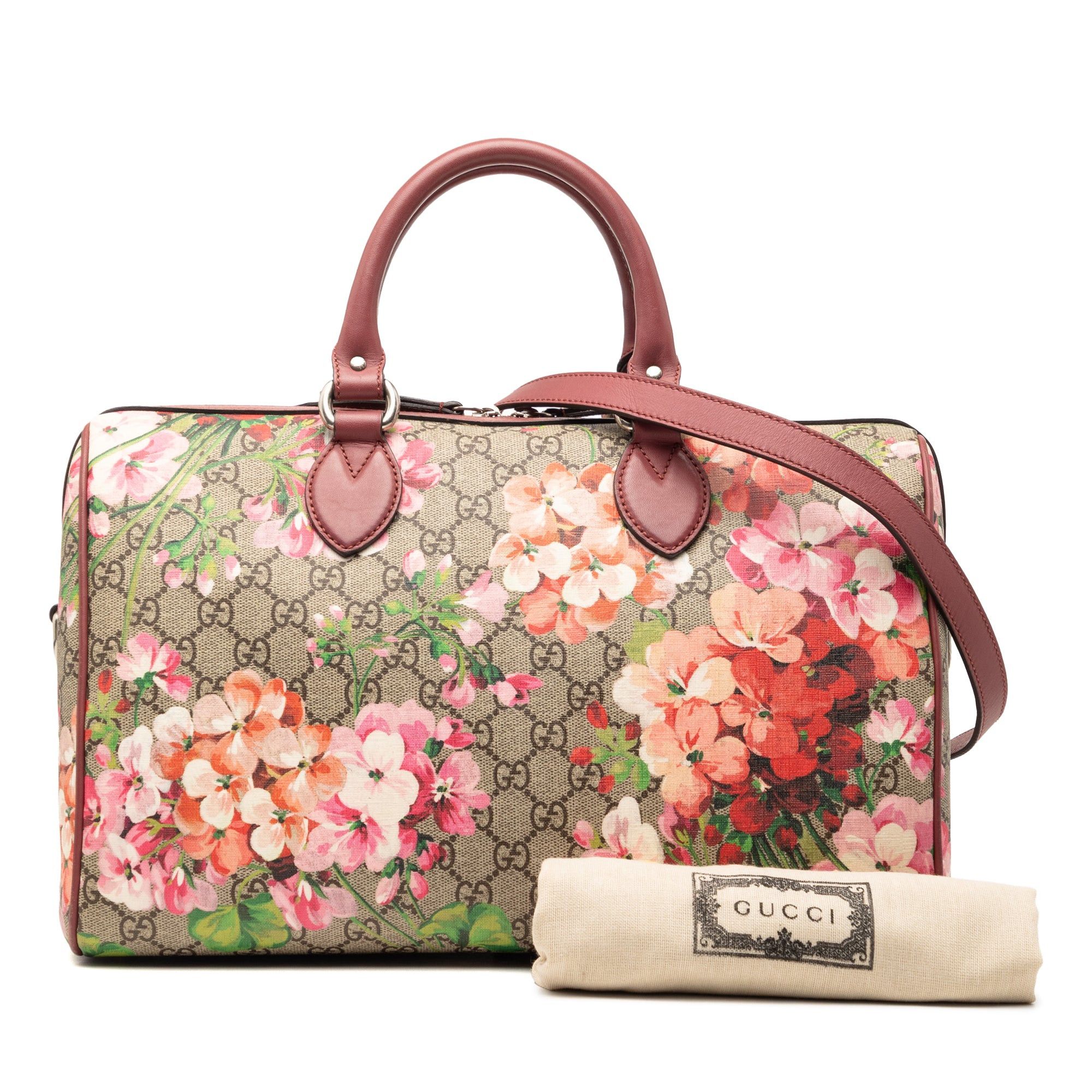 Gucci Medium GG Supreme Blooms Satchel Size ONE SIZE - 8 Thumbnail