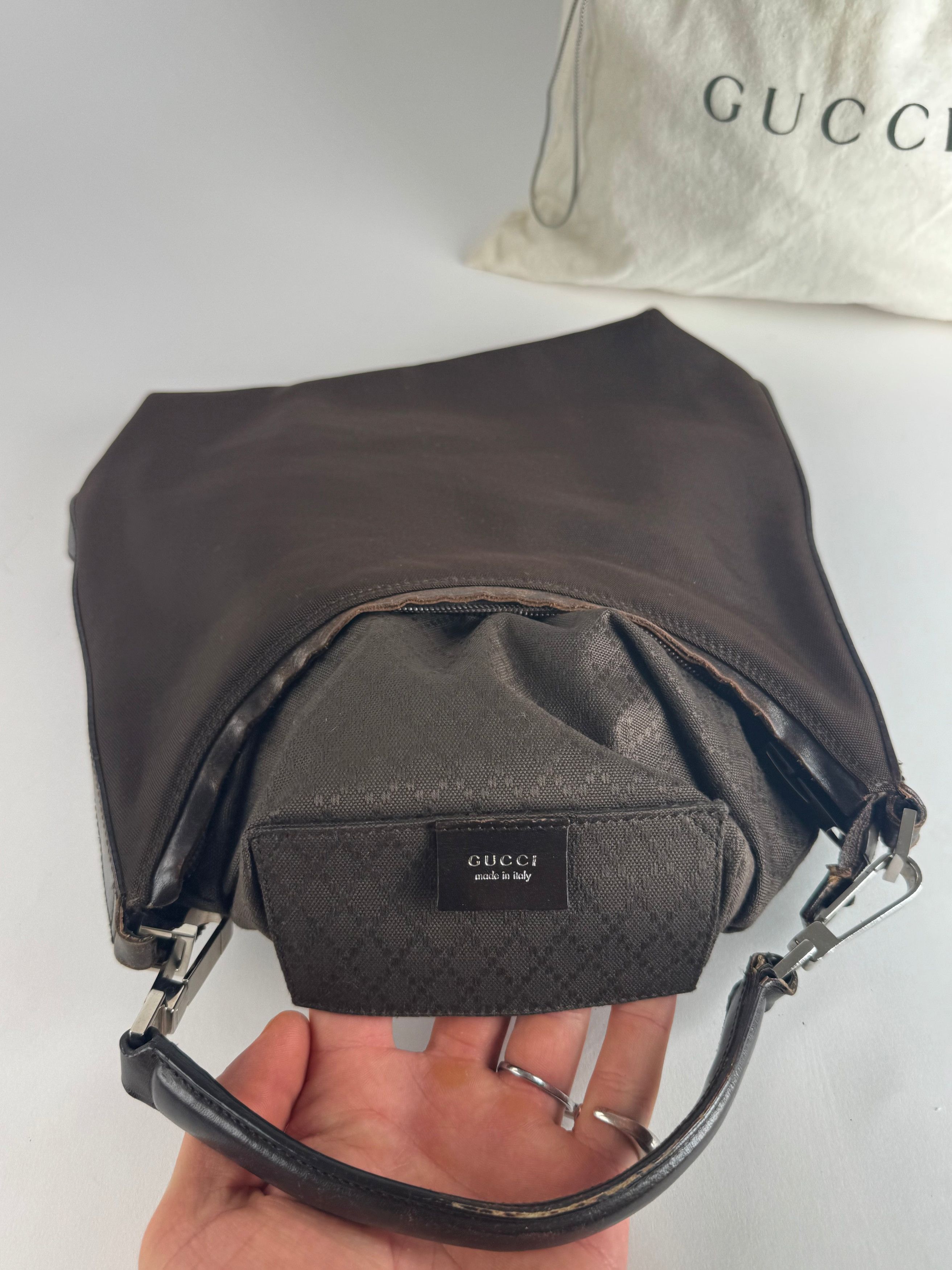 Gucci Vintage Canvas Bag Purple Size ONE SIZE - 2 Thumbnail