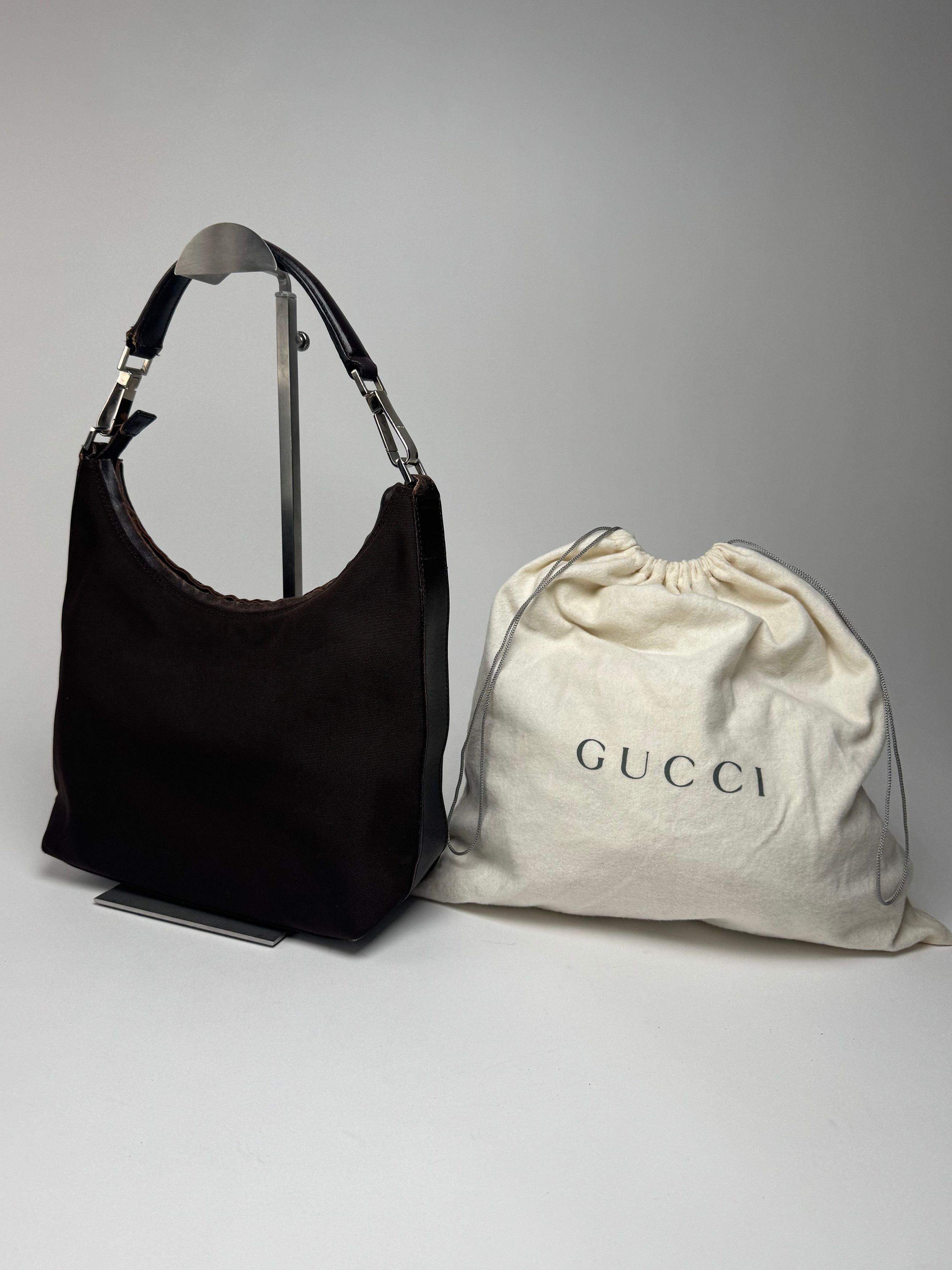 Gucci Vintage Canvas Bag Purple Size ONE SIZE - 4 Thumbnail