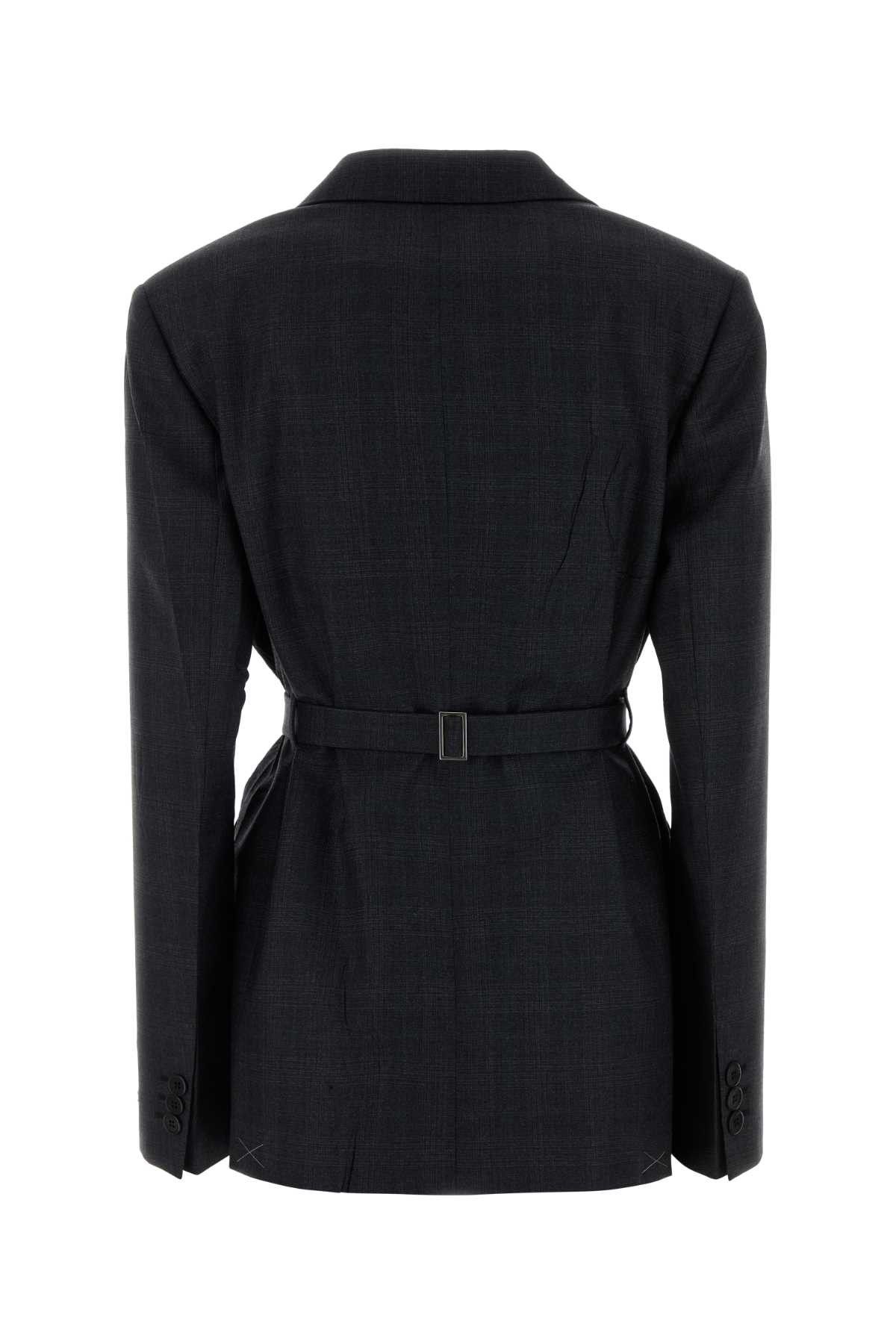 Prada Embroidered Wool Blazer Size M / US 6-8 / IT 42-44 - 2 Thumbnail