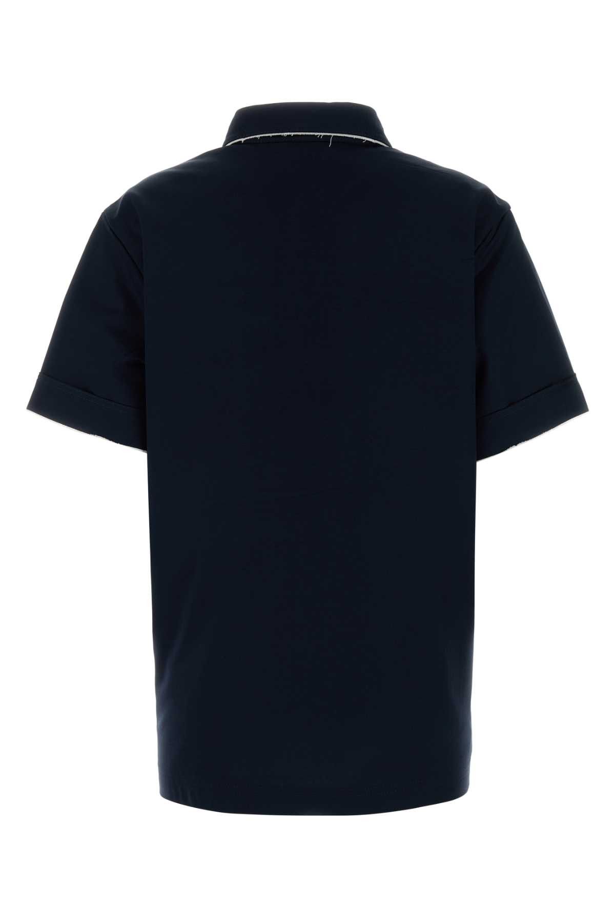 Prada Navy Blue Cotton Polo Shirt Size M / US 6-8 / IT 42-44 - 2 Thumbnail