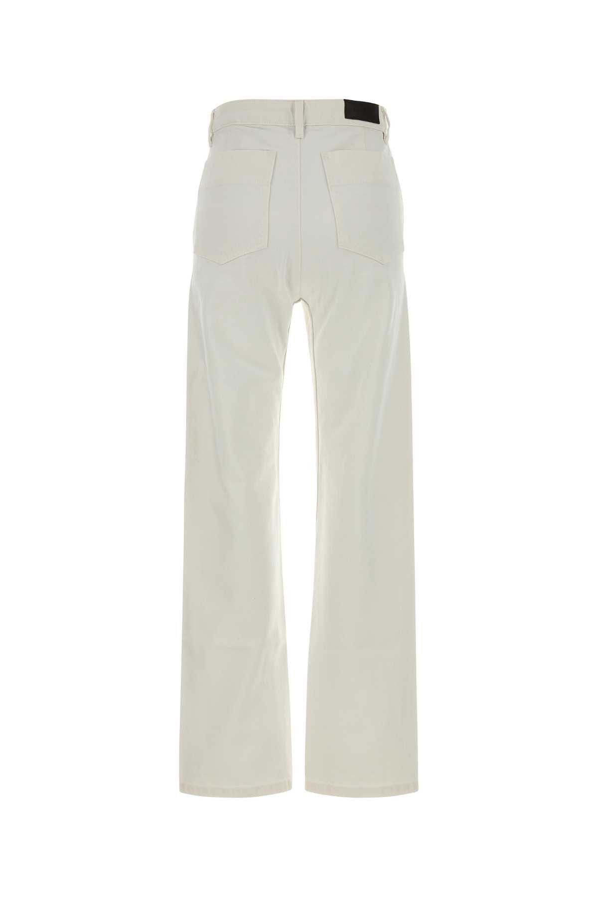 Lemaire White Denim Jeans Size 25" / US 0 / IT 36 - 2 Thumbnail