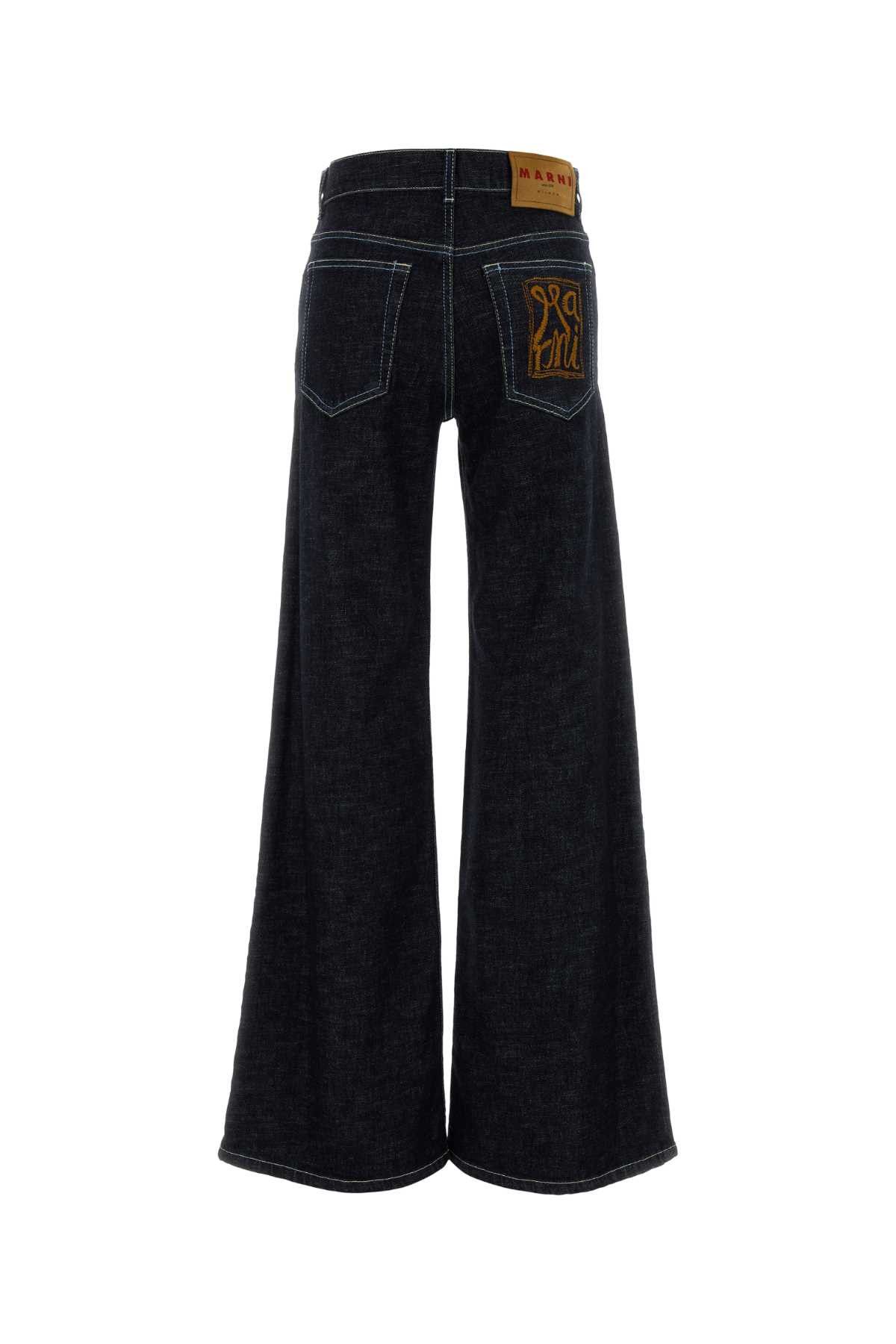 Marni Blue Stretch Denim Jeans Size 28" / US 6 / IT 42 - 2 Thumbnail