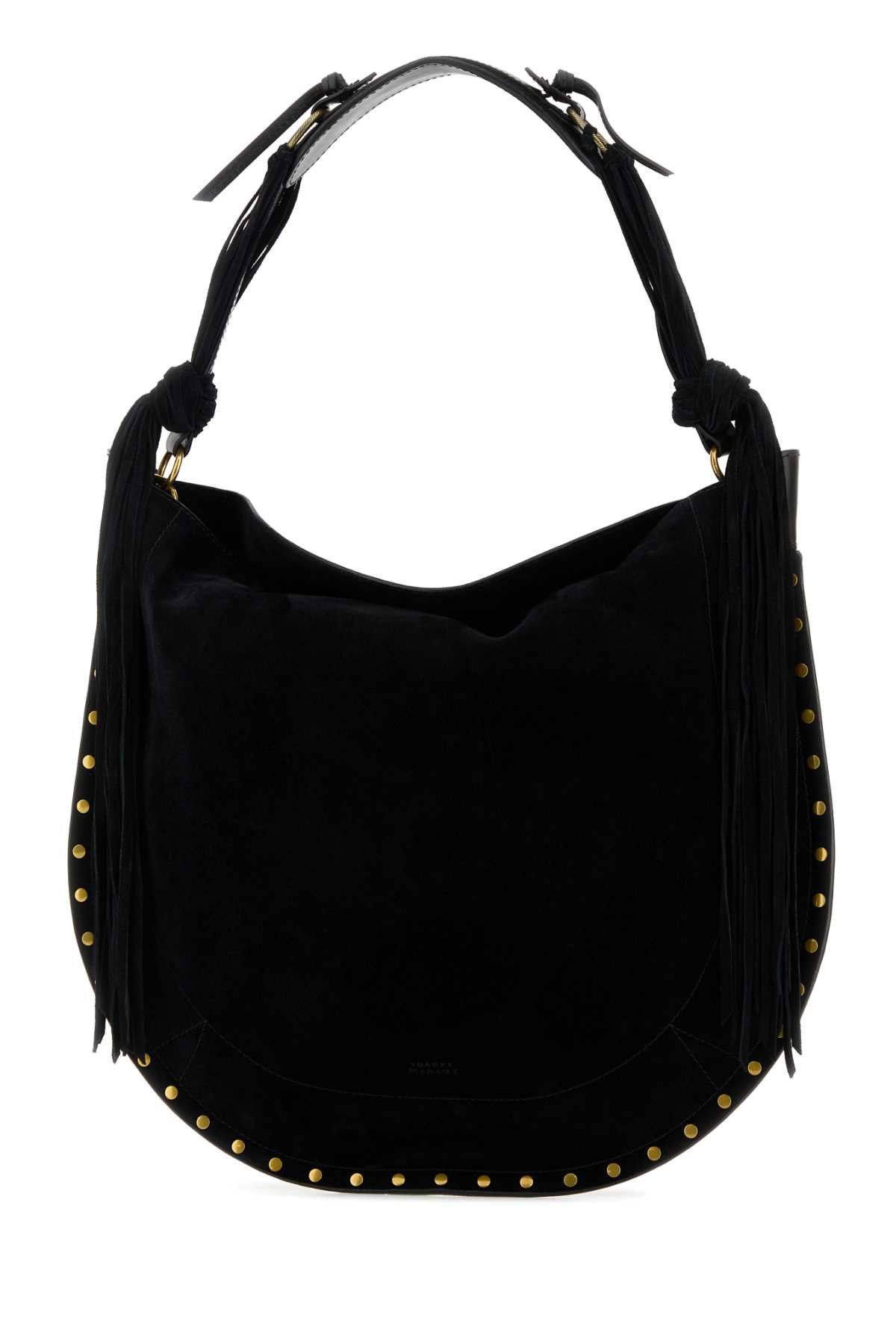 Isabel Marant Black Suede Oskan Shopping Bag Size ONE SIZE - 2 Thumbnail