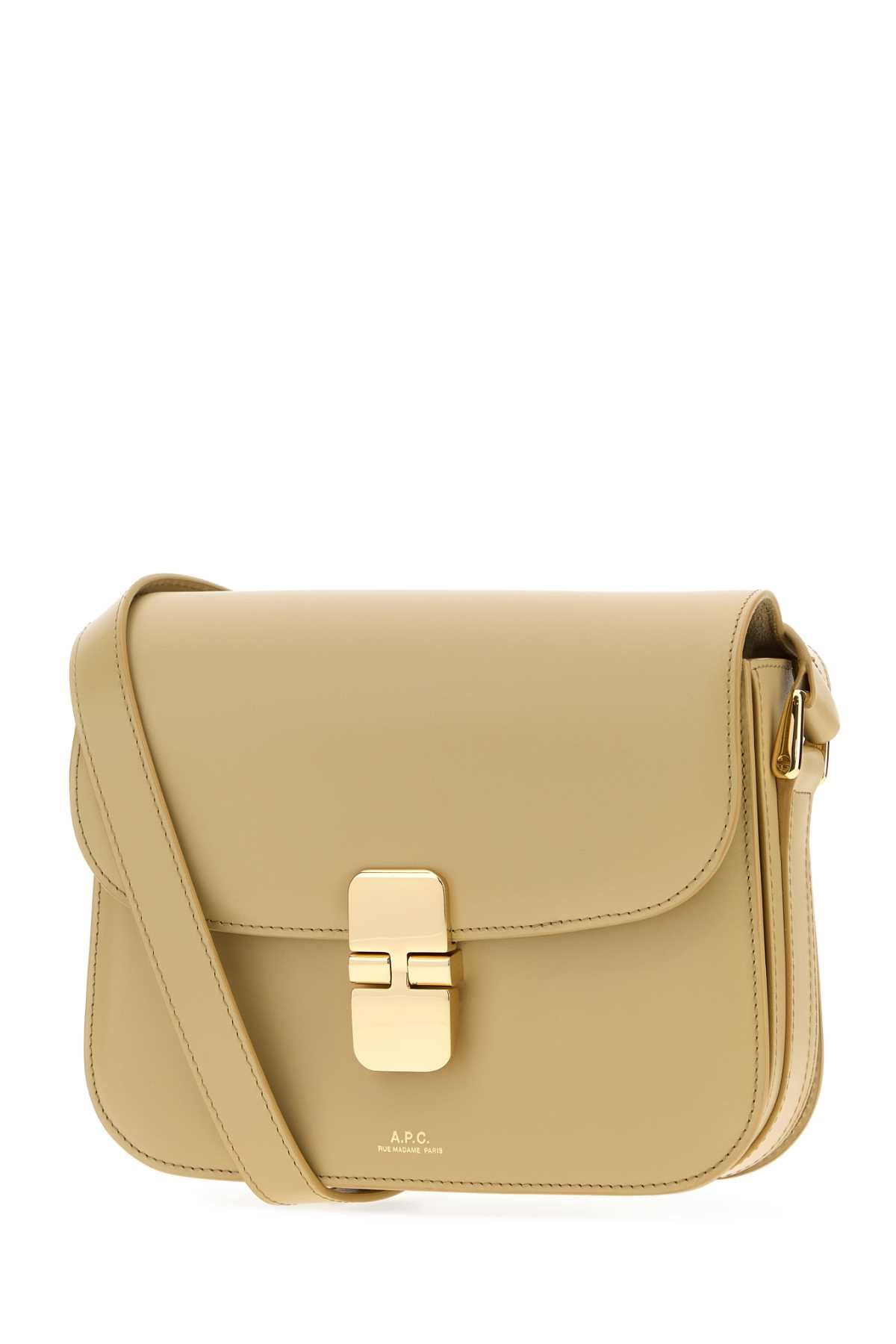 A.P.C. Beige Leather Small Grace Crossbody Bag Size ONE SIZE - 2 Thumbnail