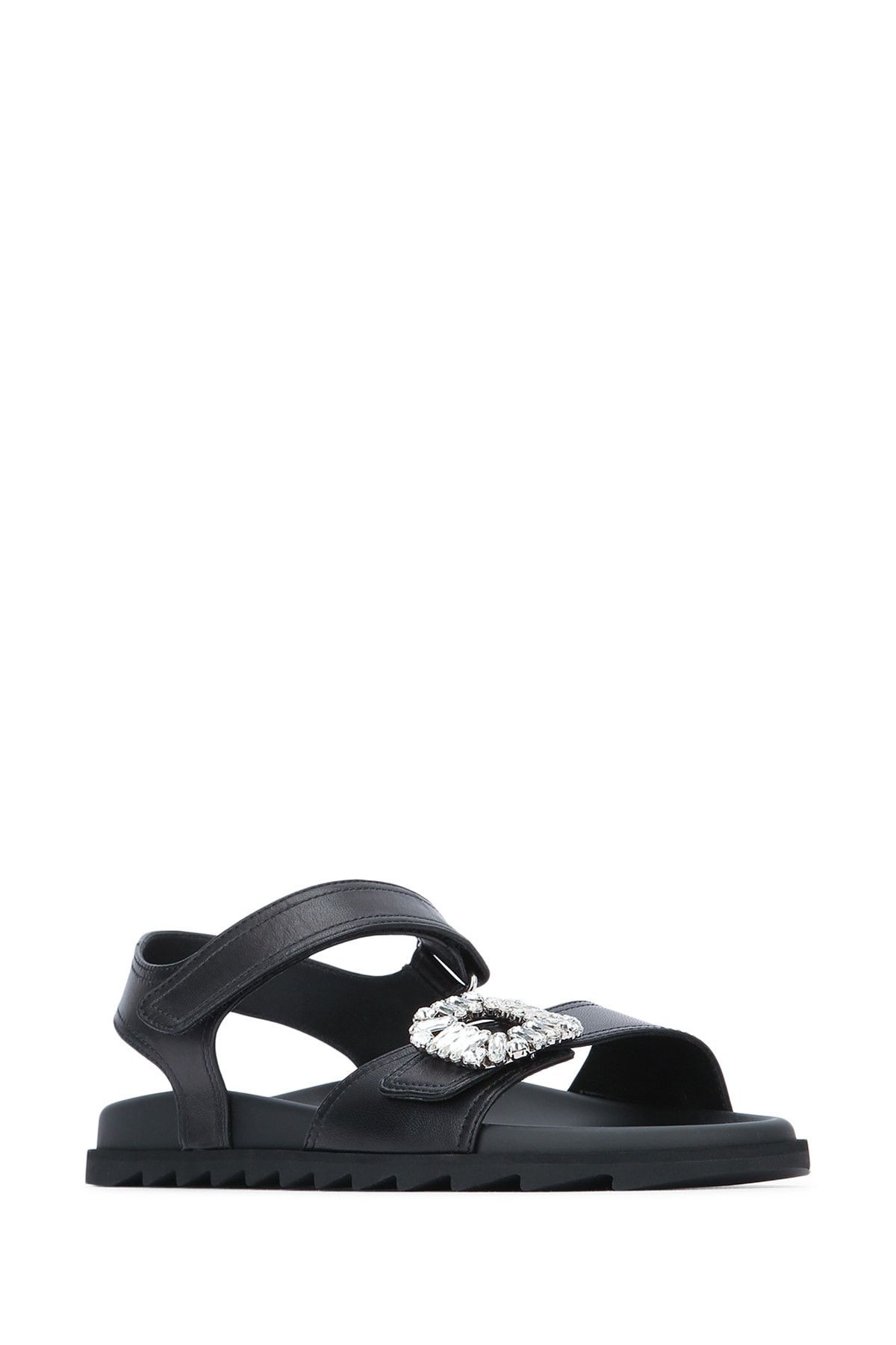 Roger Vivier Slidy Viv Strass Sandal 25 Size US 7 / IT 37 - 2 Thumbnail