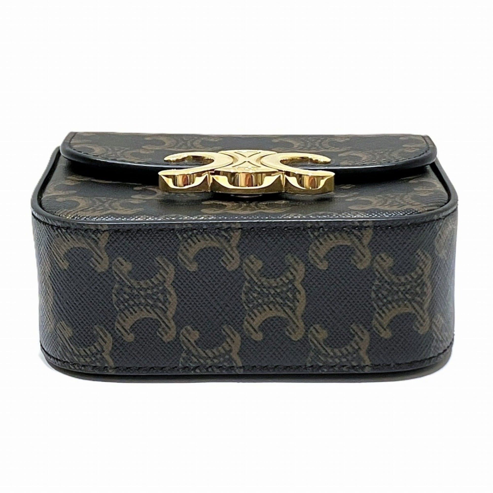 Celine Celine Mini Claude Shoulder Bag Triomphe Size ONE SIZE - 3 Thumbnail