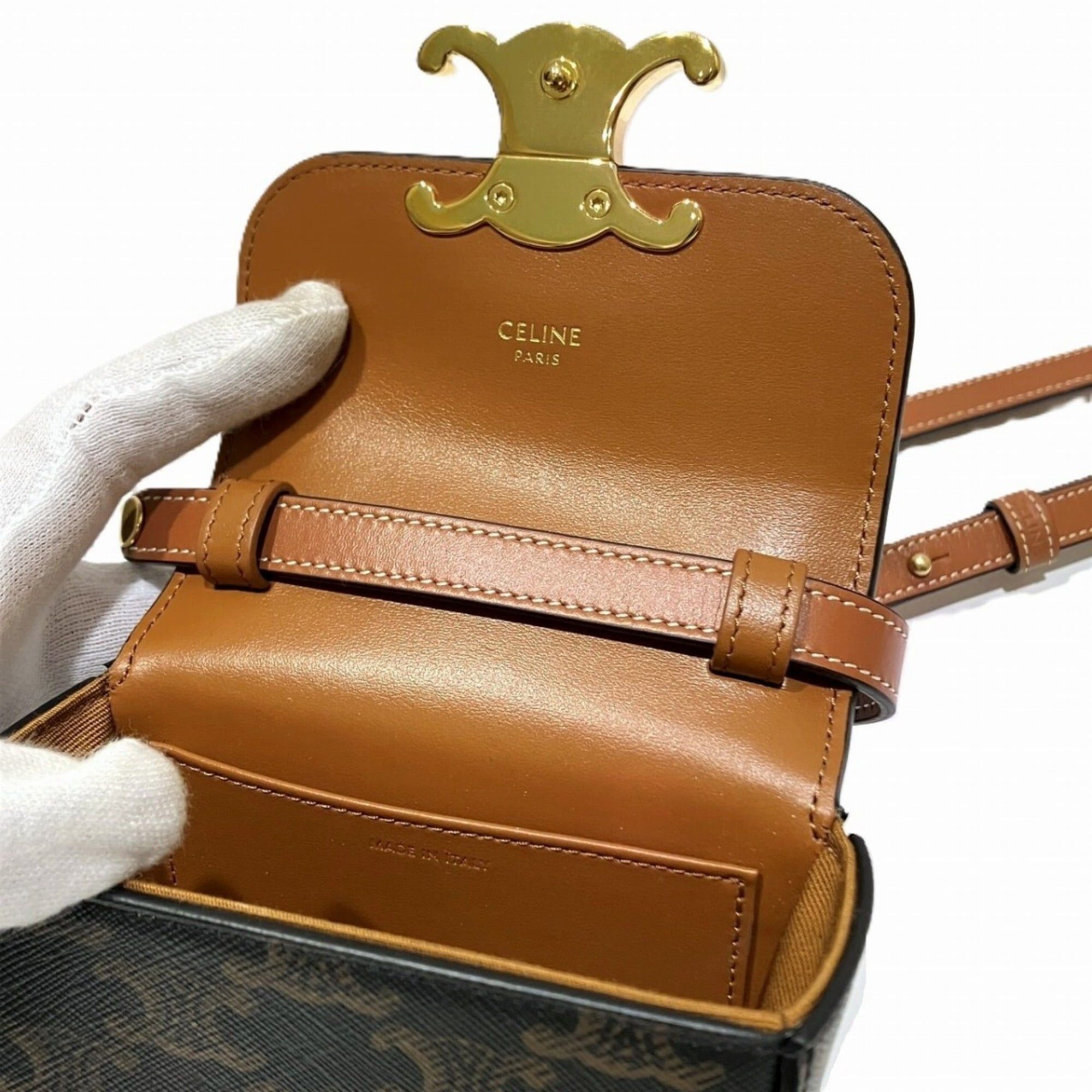 Celine Celine Mini Claude Shoulder Bag Triomphe Size ONE SIZE - 9 Thumbnail