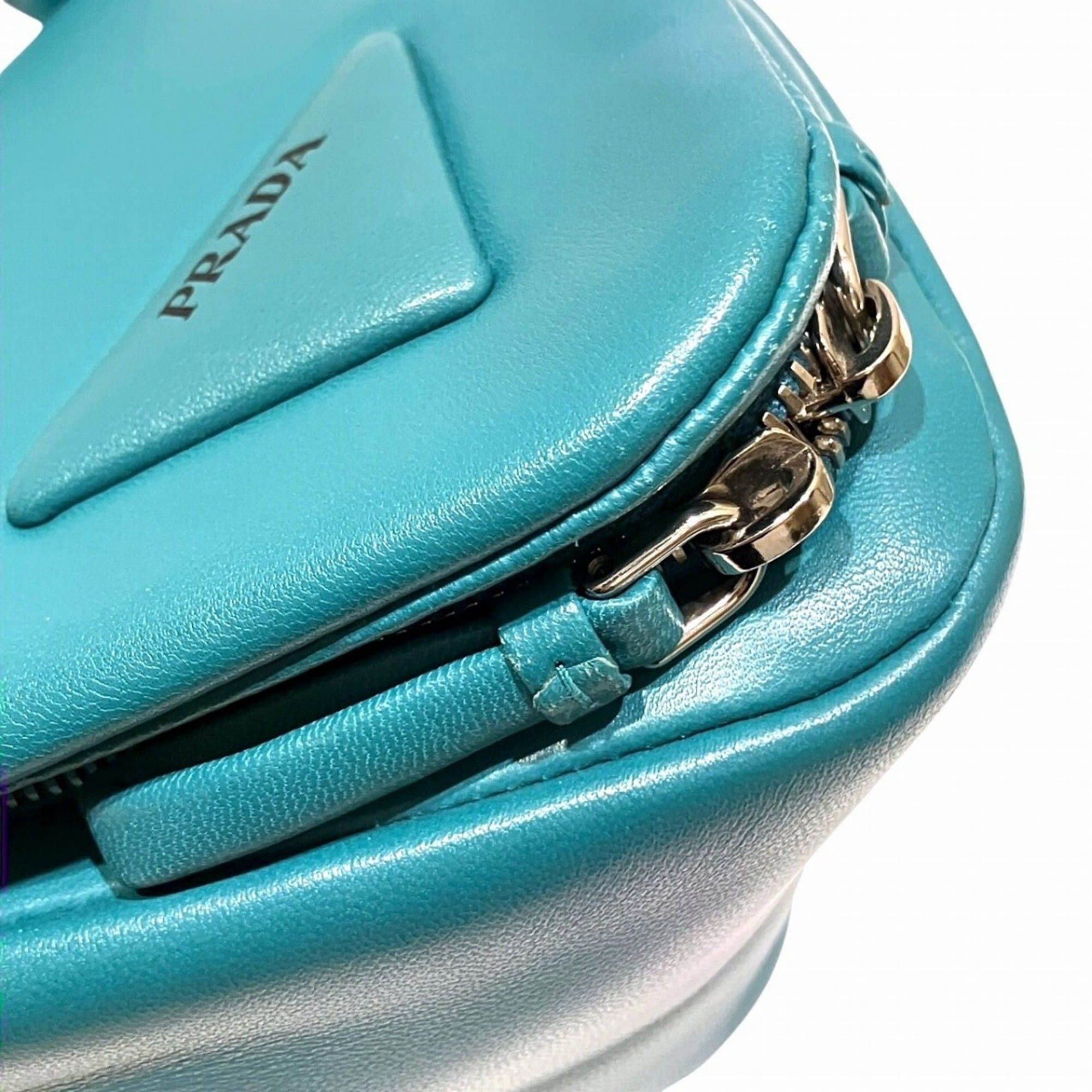 Prada Prada Triangle Handbag, Padded Nappa Leather, 1BA315 Size ONE SIZE - 7 Thumbnail