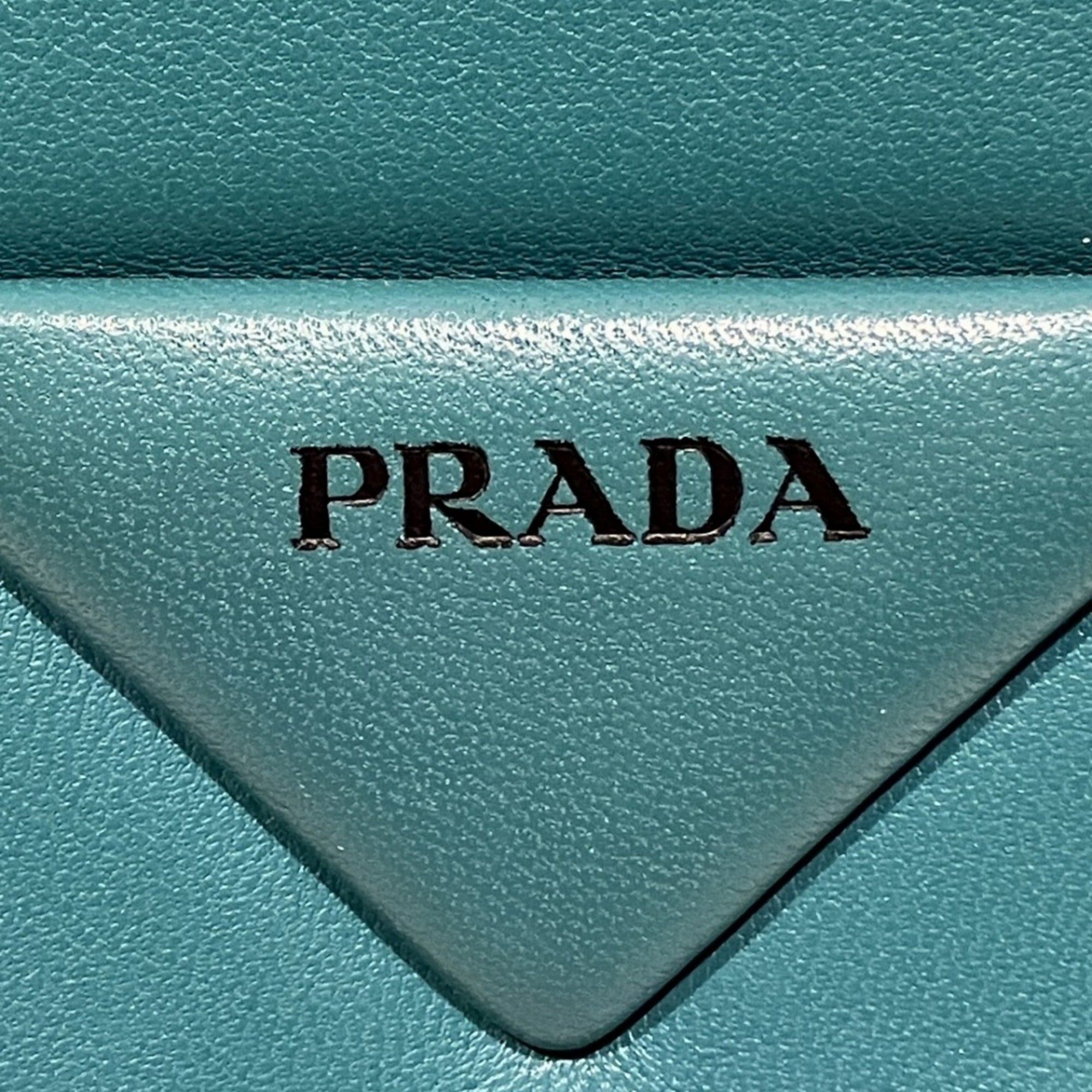 Prada Prada Triangle Handbag, Padded Nappa Leather, 1BA315 Size ONE SIZE - 8 Thumbnail