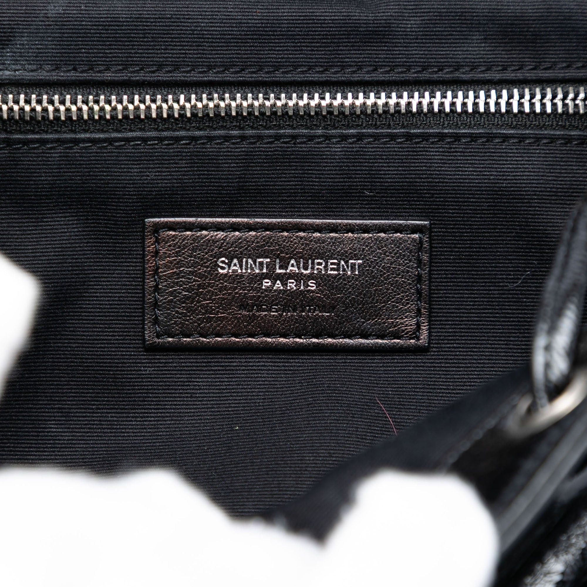 Saint Laurent Paris Small Matelasse Patent Monogram LouLou Backpack Size ONE SIZE - 5 Thumbnail