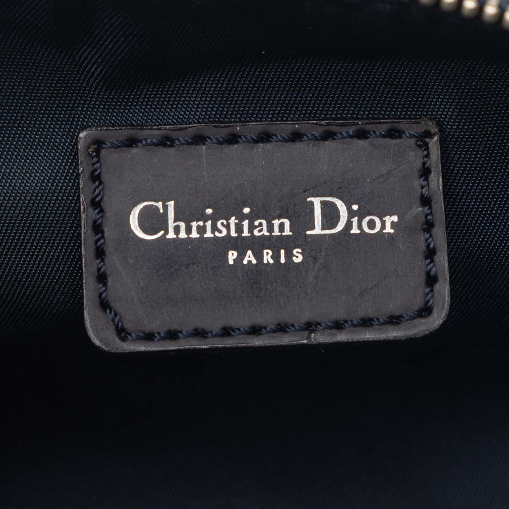 Dior Mini Canvas Printed Denim Speedway Saddle Pochette Size ONE SIZE - 5 Thumbnail