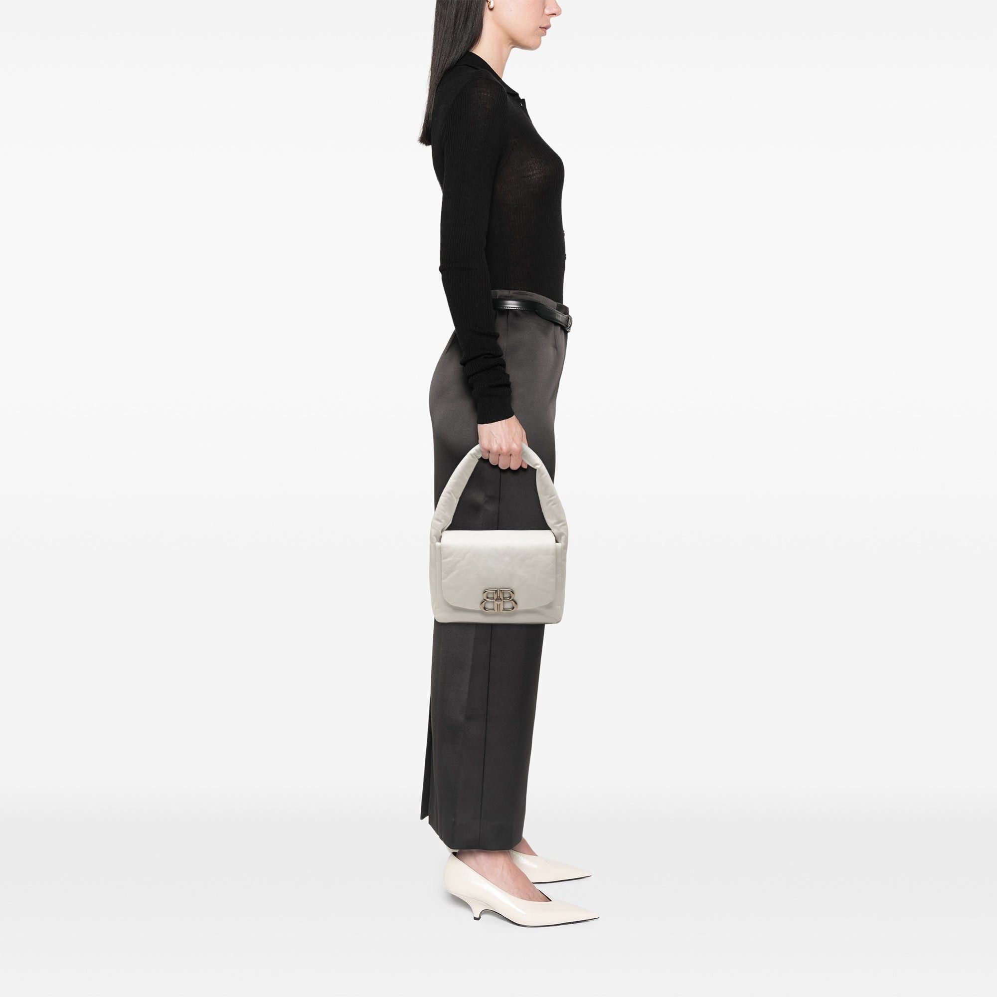 Balenciaga Small Calfskin Monaco Sling Shoulder Bag Size ONE SIZE - 7 Thumbnail