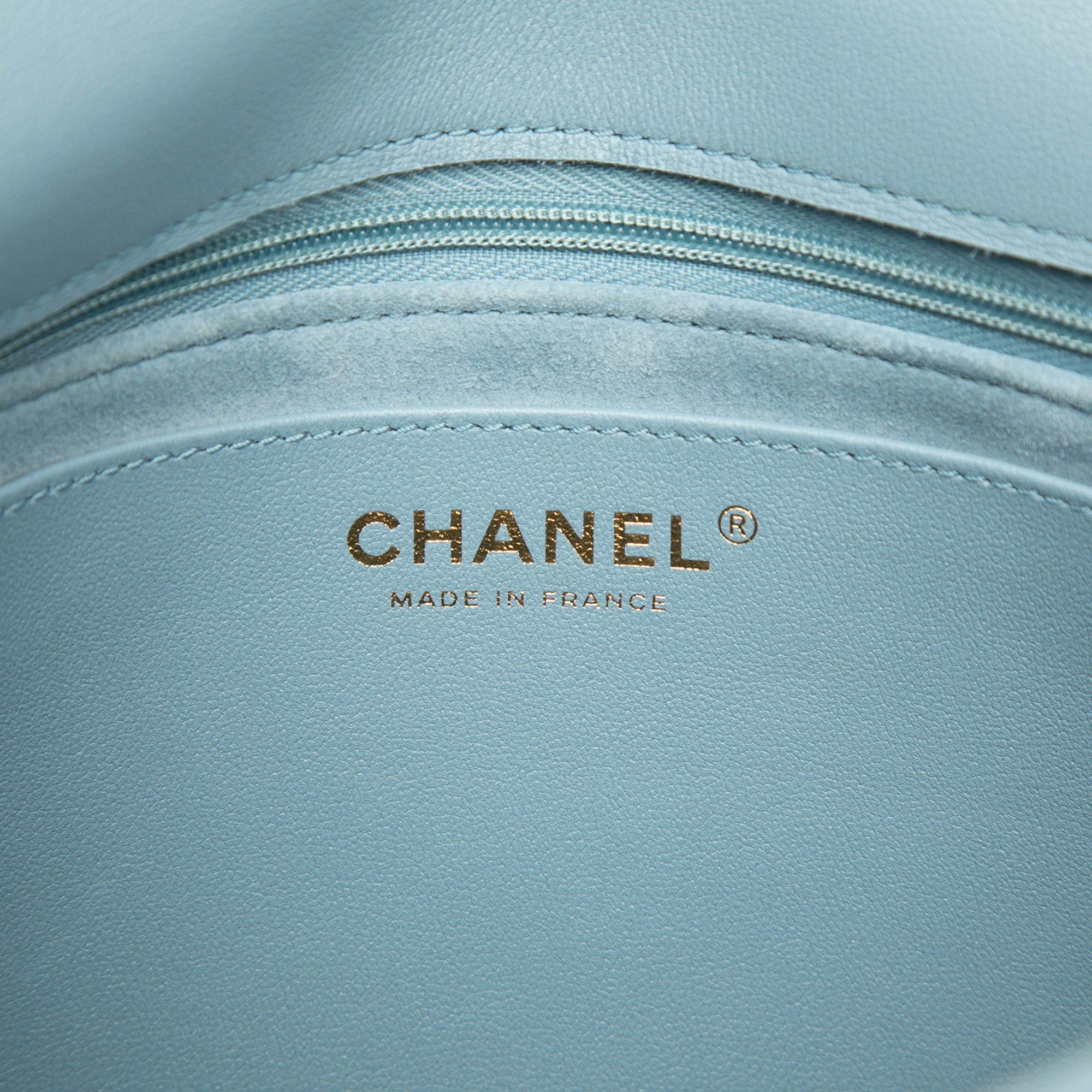 Chanel CC Quilted Lambskin Top Handle Flap Size ONE SIZE - 5 Thumbnail