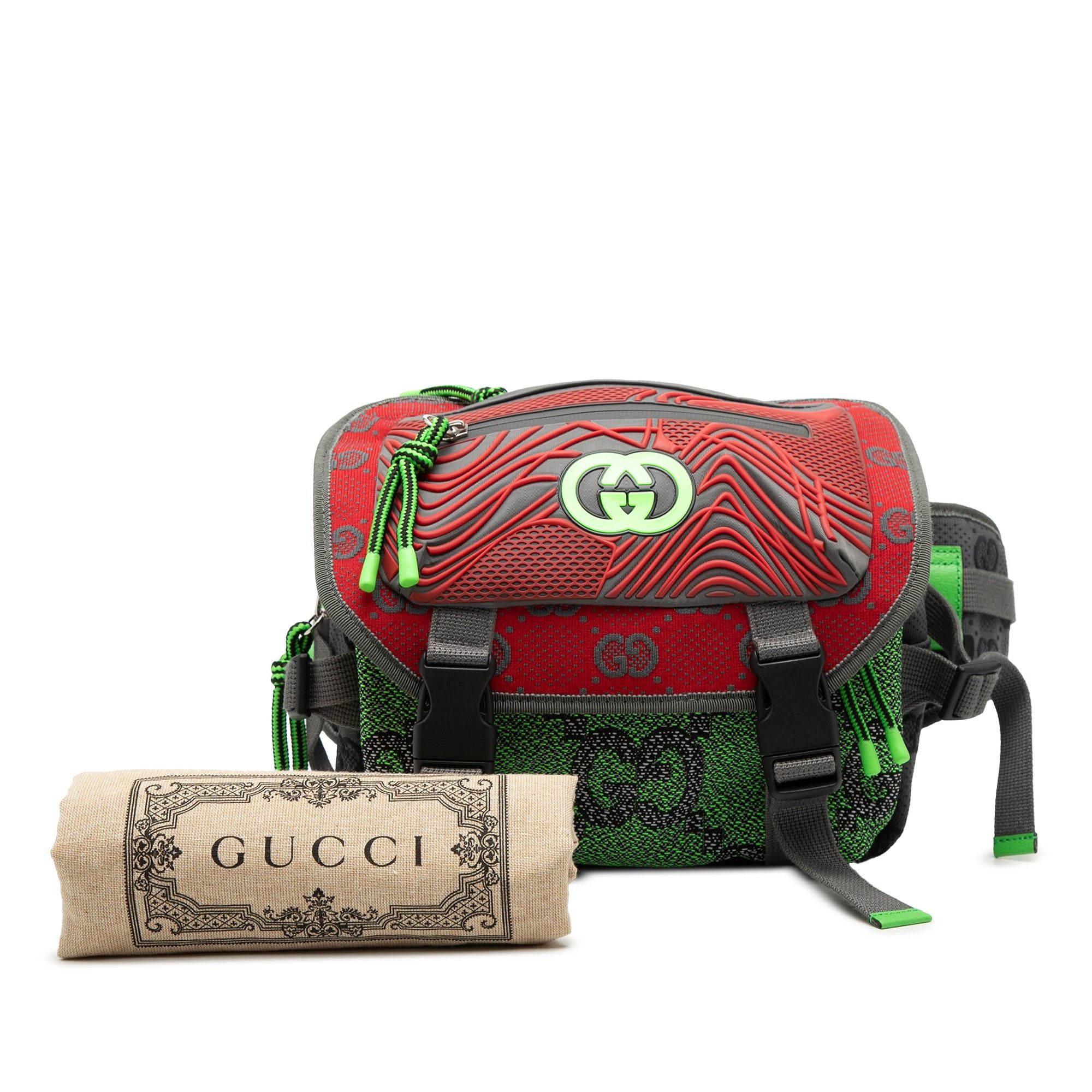 Gucci Small GG Nylon Backpack Size ONE SIZE - 9 Thumbnail