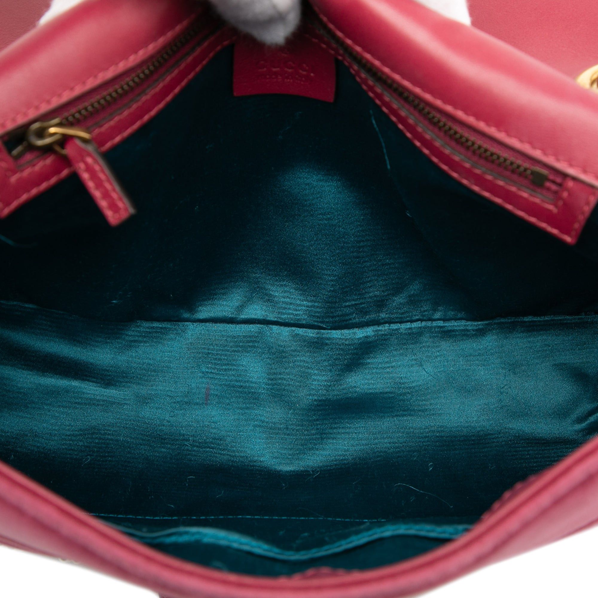 Gucci Large GG Marmont Matelasse Velvet Embroidered Blind For Love Shoulder Bag Size ONE SIZE - 4 Thumbnail