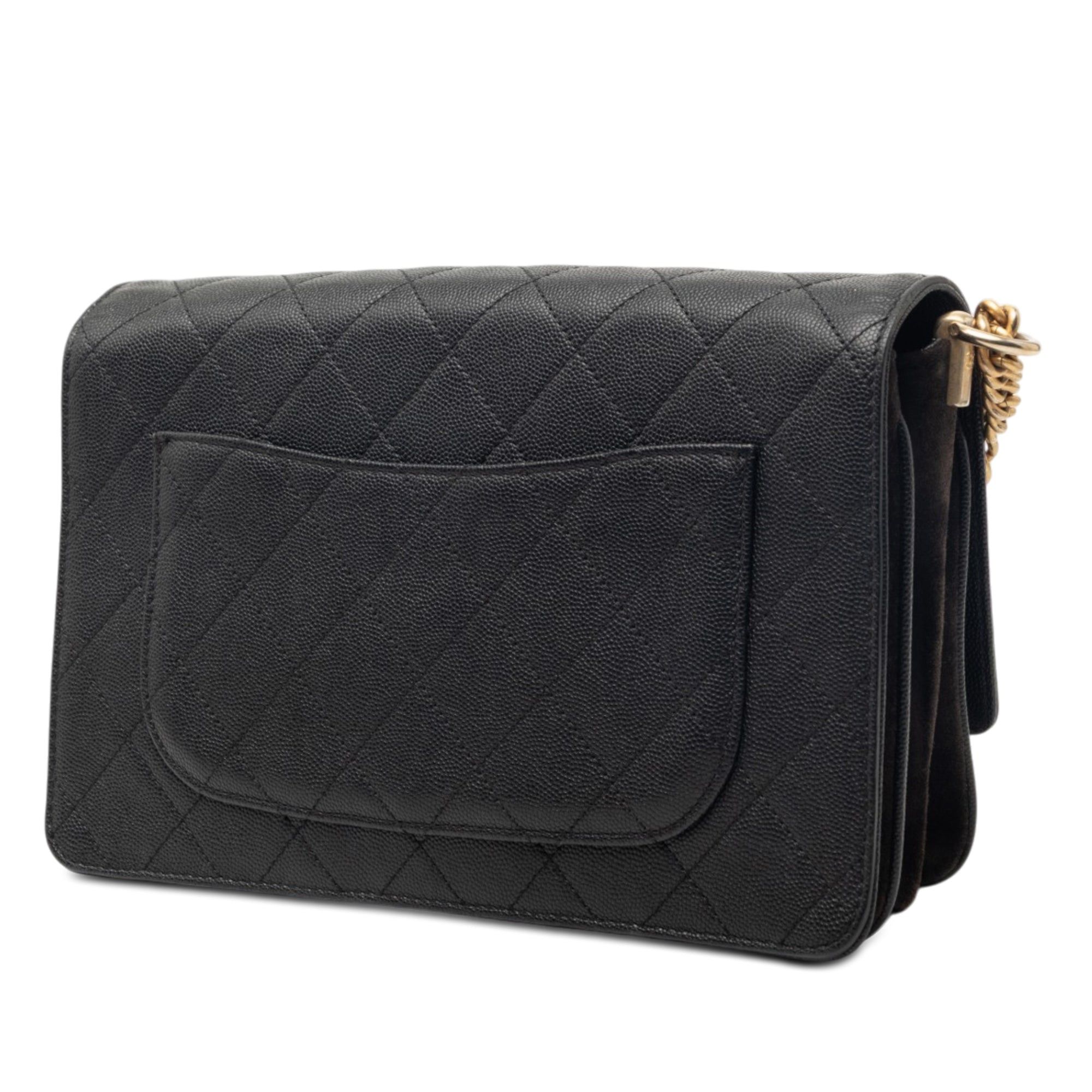 Chanel CC Stitched Caviar and Suede Lady Coco Flap Size ONE SIZE - 2 Thumbnail