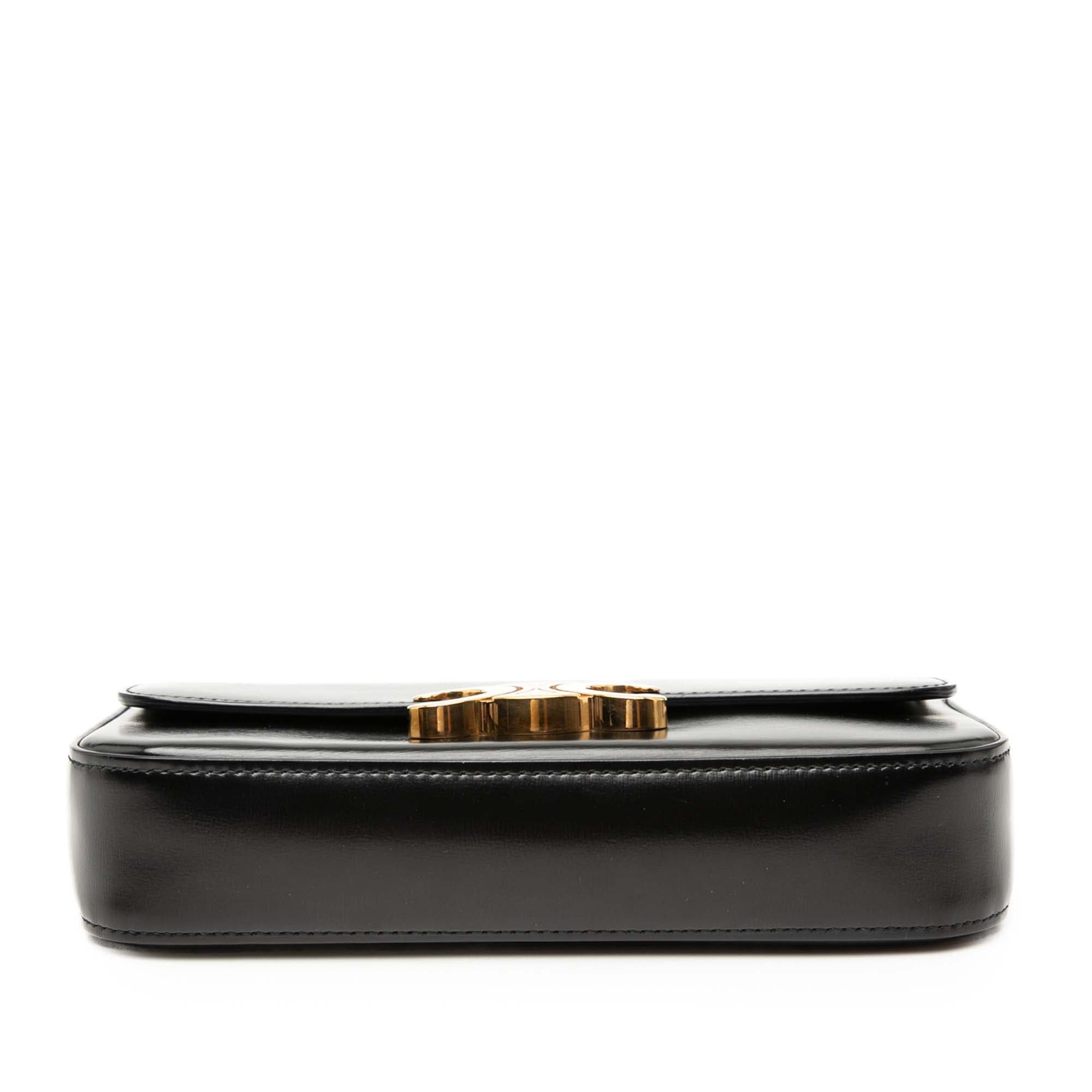 Celine Shiny Calfskin Claude Chain Shoulder Bag Size ONE SIZE - 3 Thumbnail