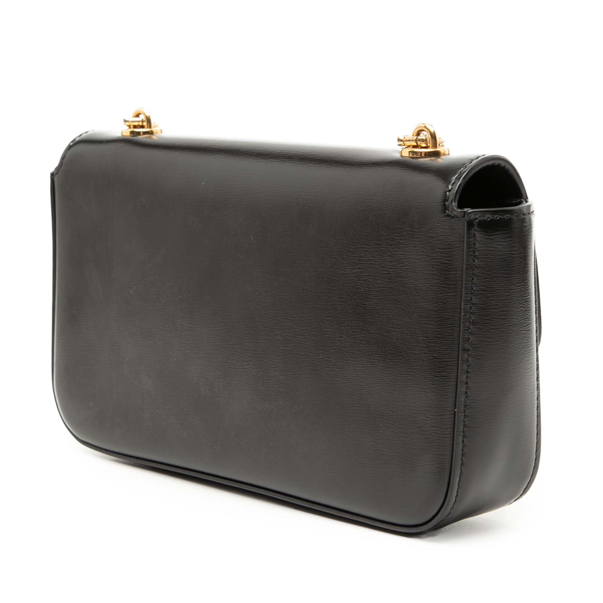 Celine Shiny Calfskin Claude Chain Shoulder Bag Size ONE SIZE - 2 Thumbnail