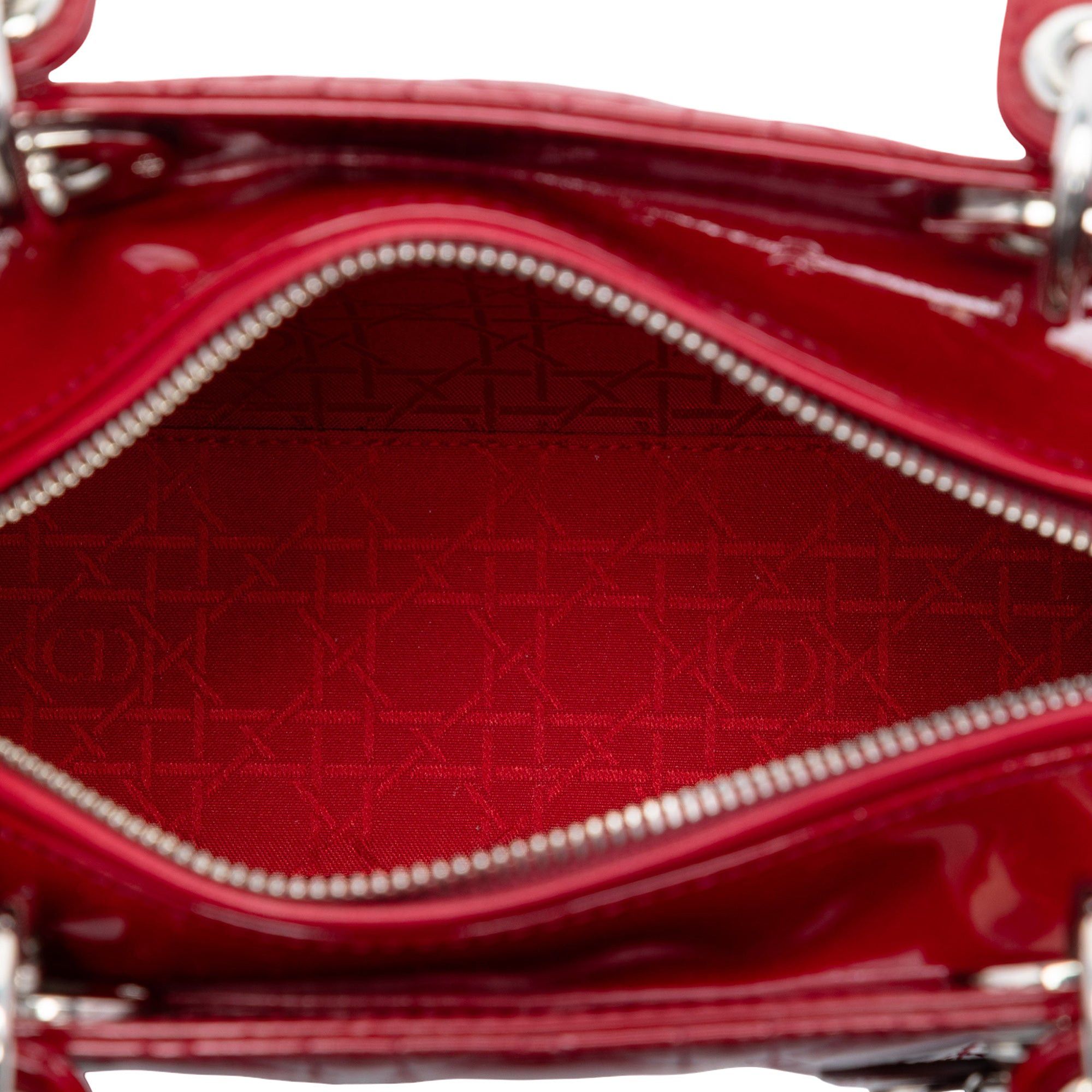 Dior Medium Patent Cannage Lady Dior Size ONE SIZE - 4 Thumbnail